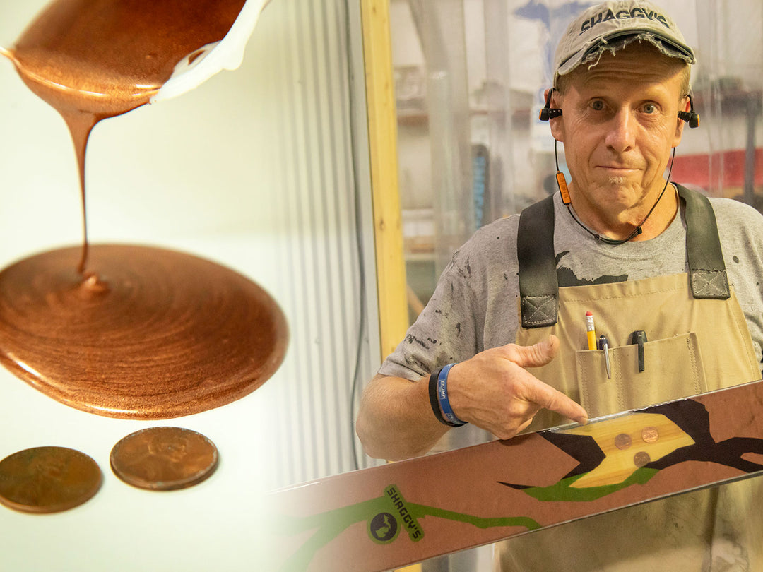 Video: Building Copper Infused Skis - A Surprise for John