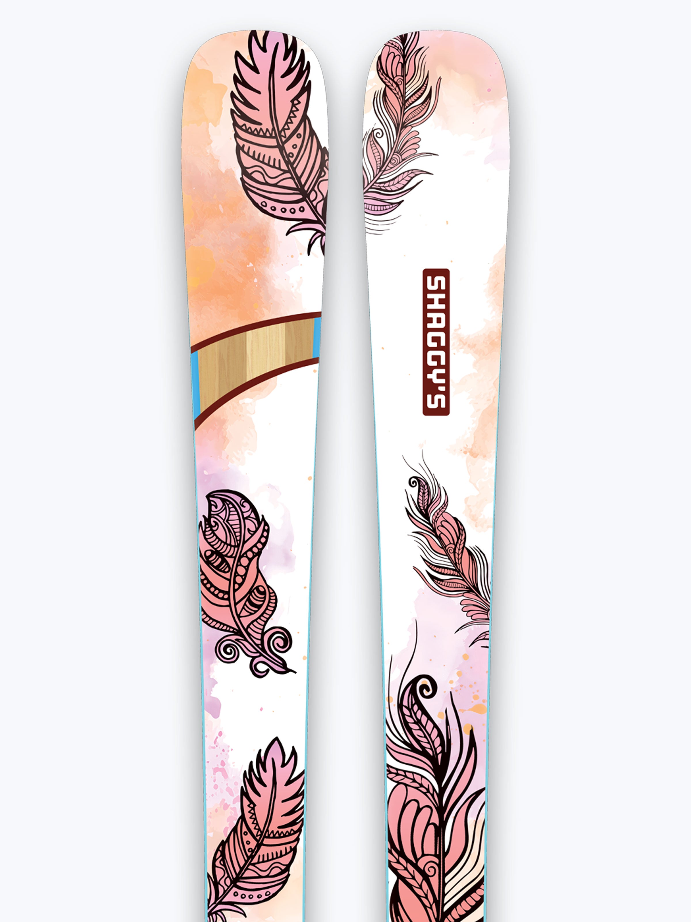 Belle 90 - Pink Feathers