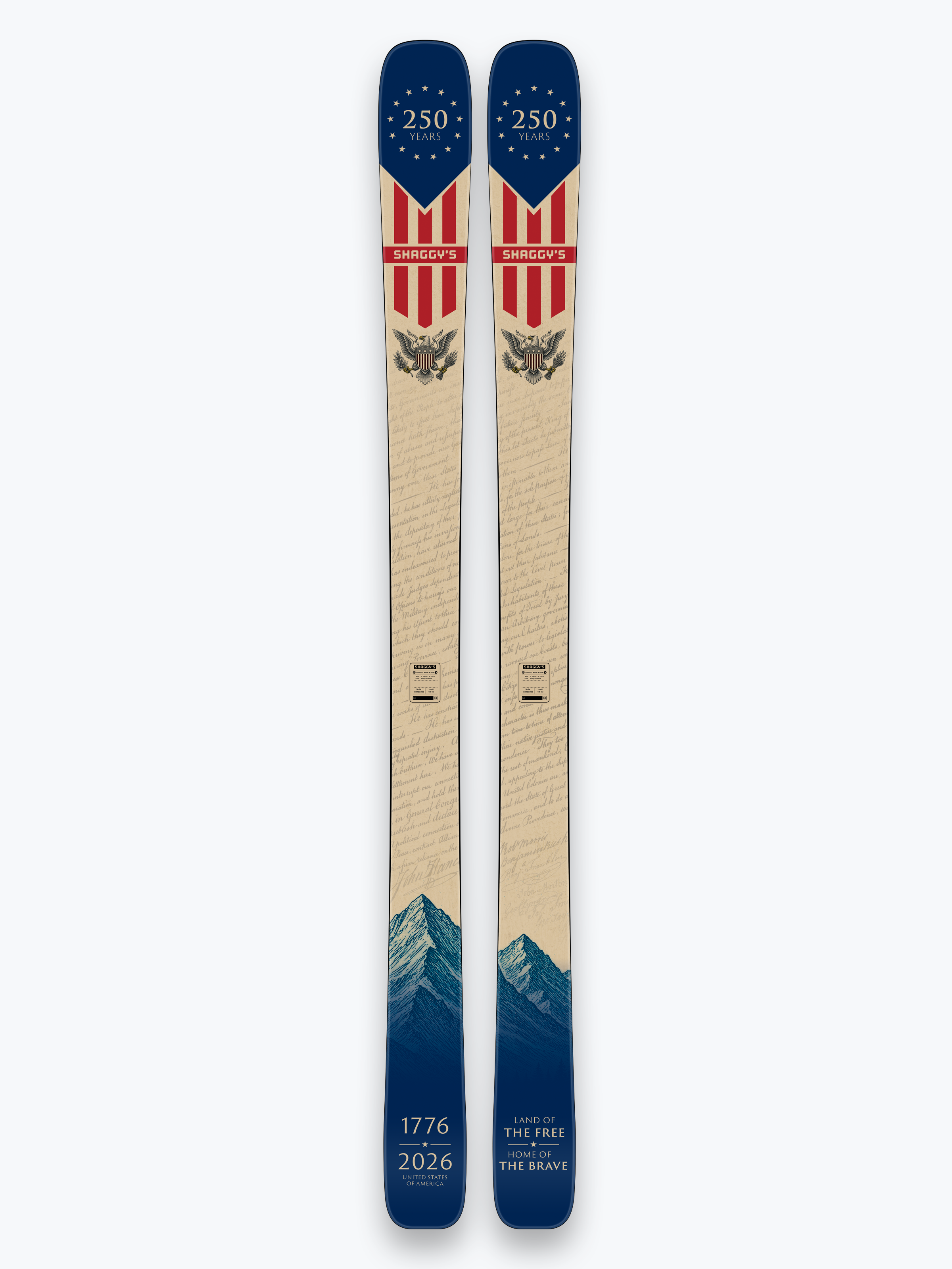 Limited Edition "America's 250th" Skis