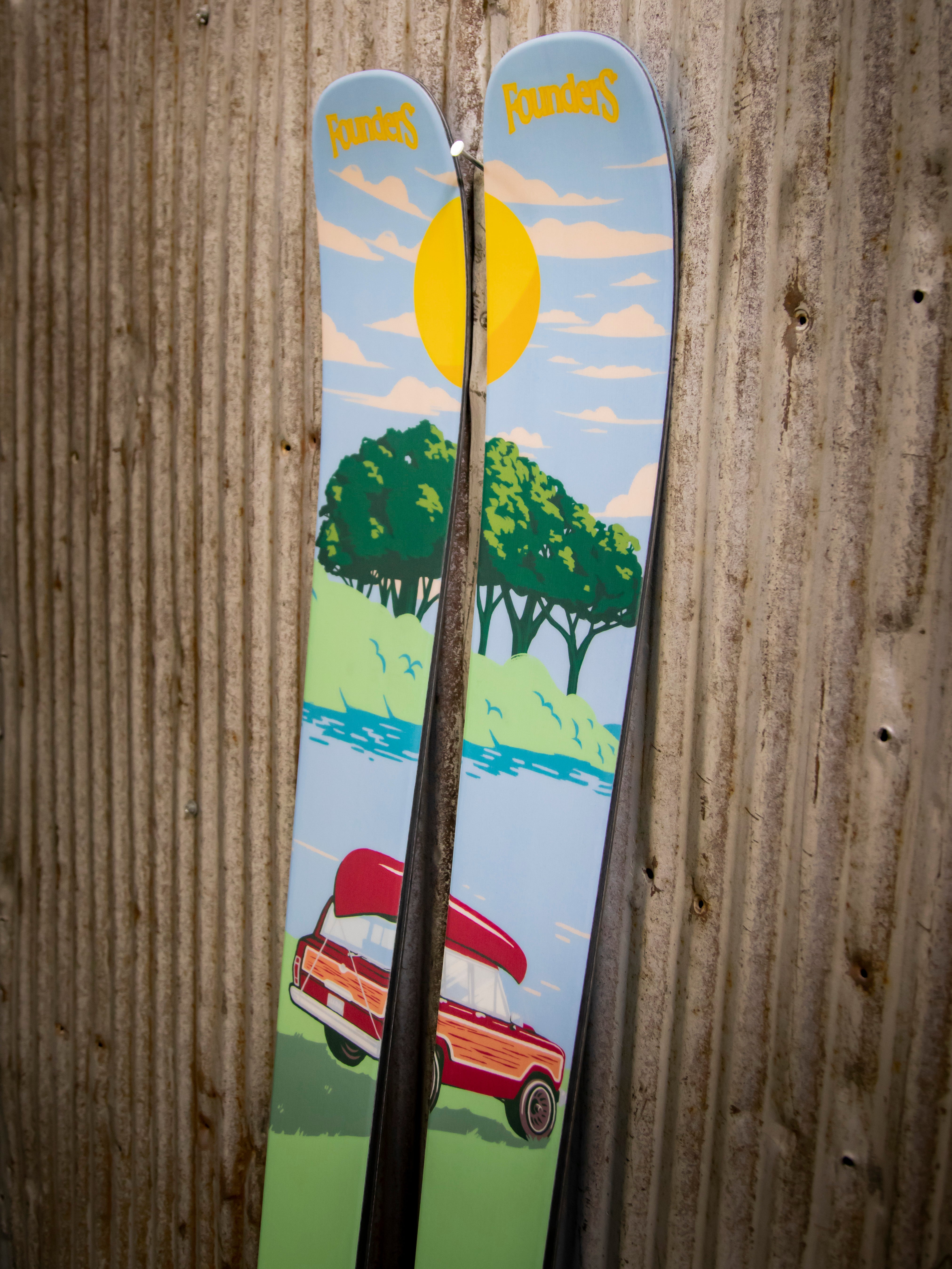Limited Edition Founders Brewery All Day IPA Skis