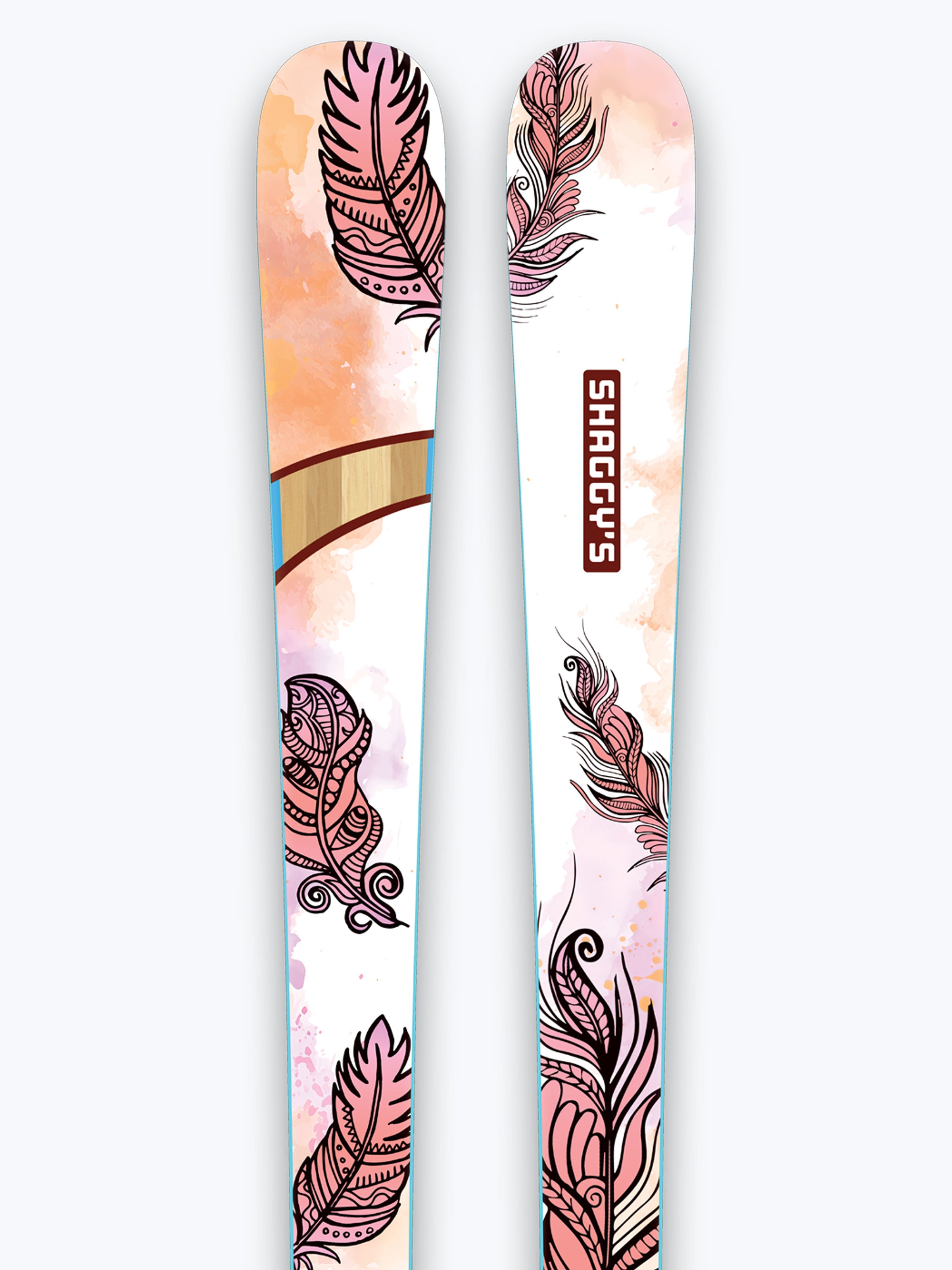 Belle 80 - Pink Feathers