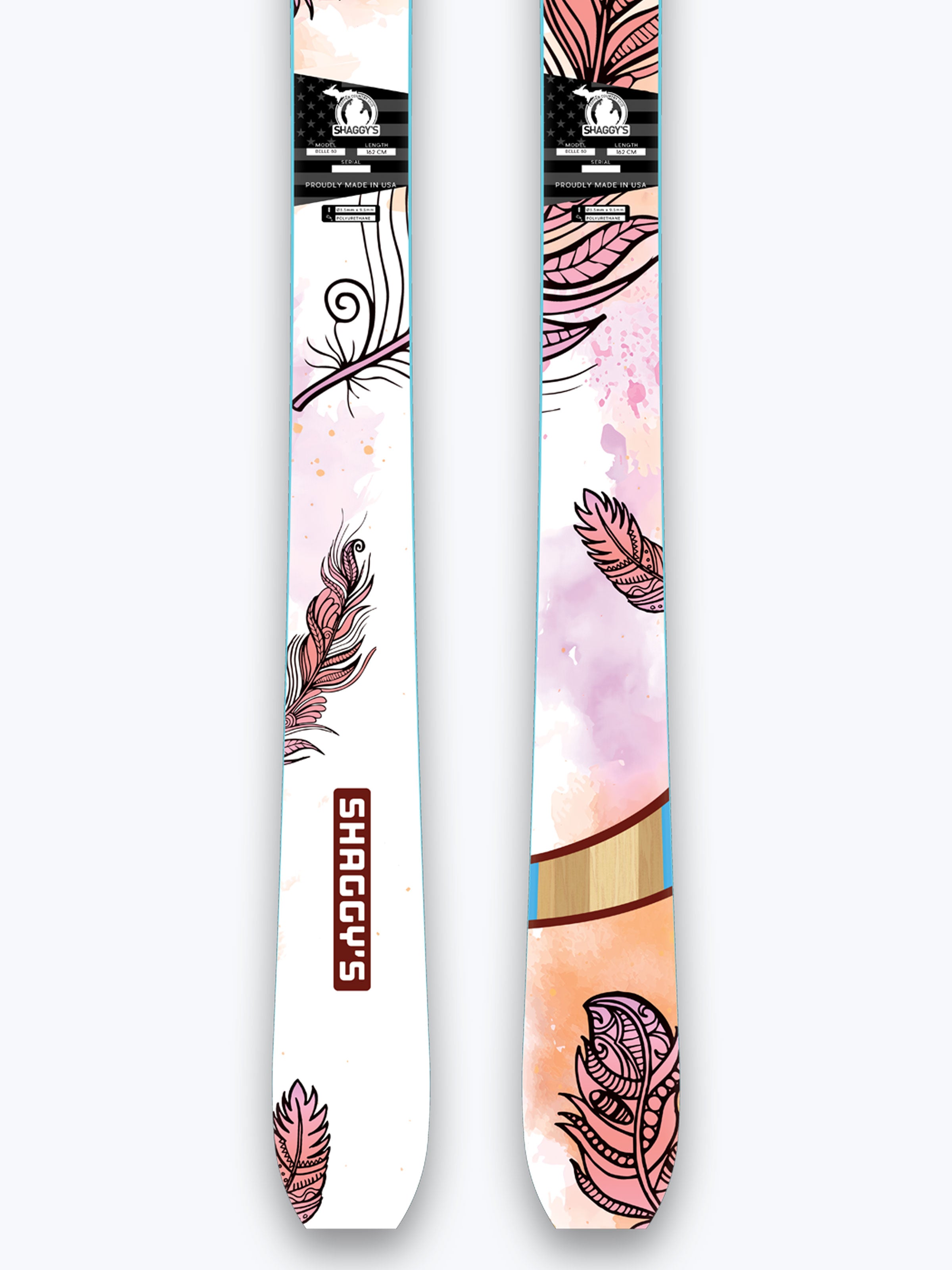 Belle 80 - Pink Feathers