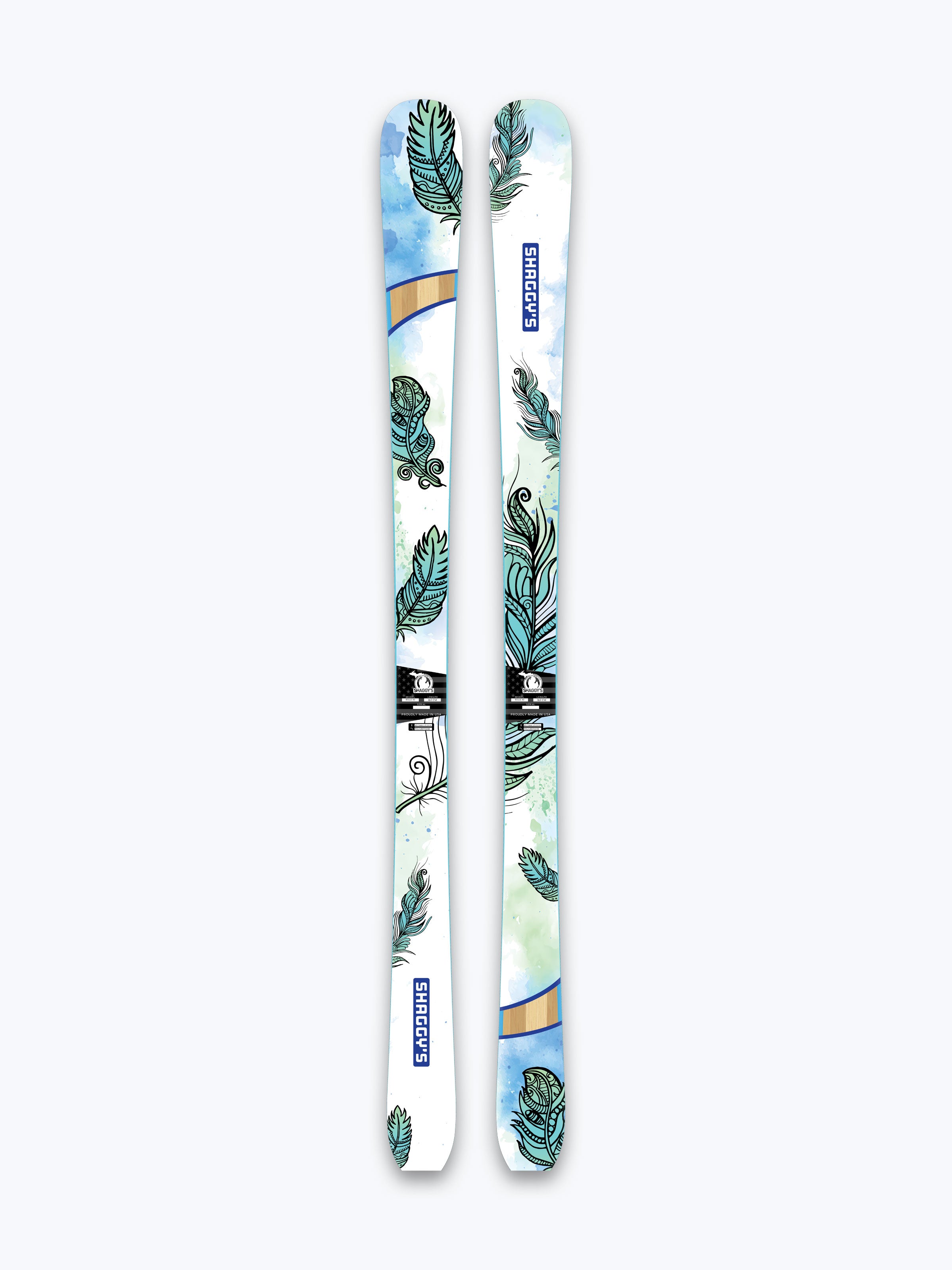 Belle 80 - Blue Feathers