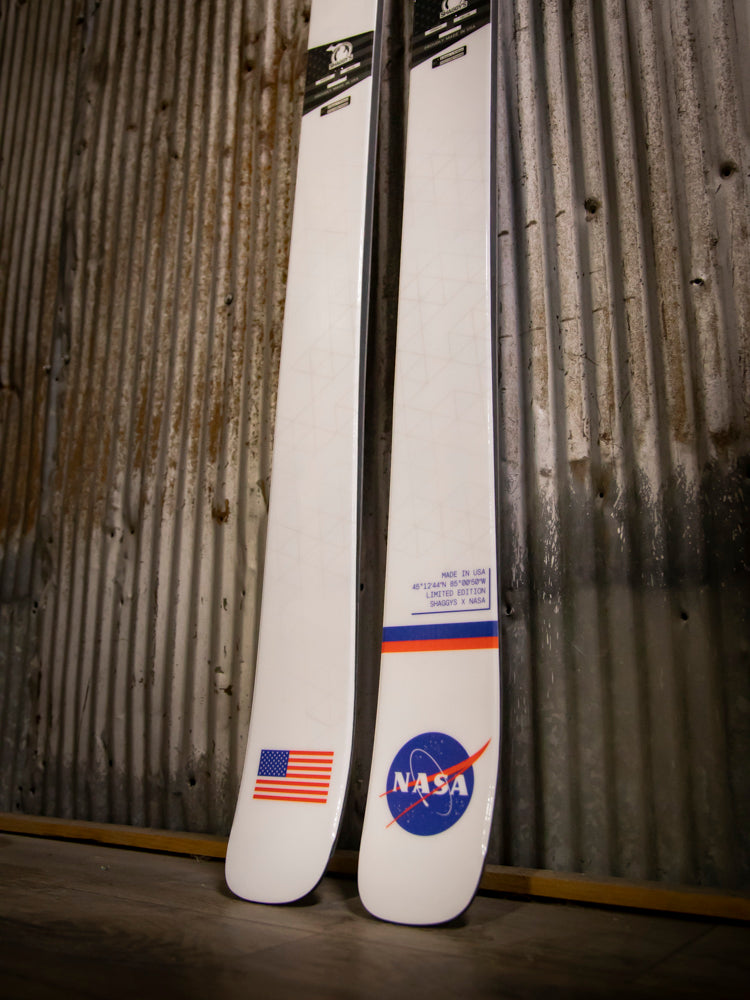 Limited Edition NASA-Inspired Skis - Iconic White