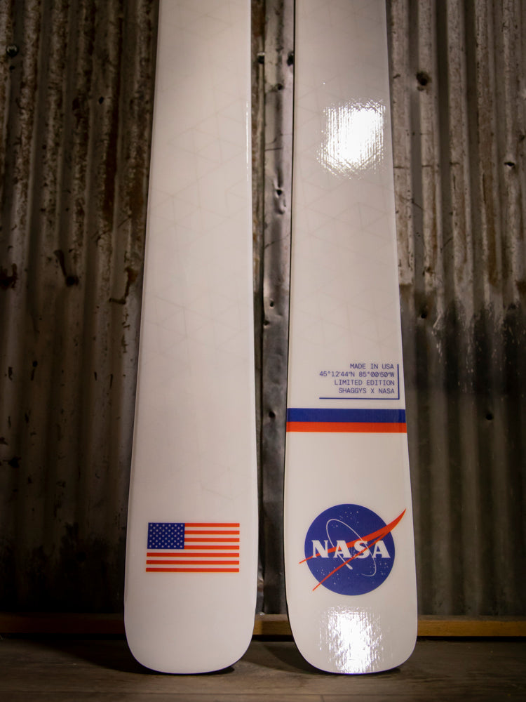 Limited Edition NASA-Inspired Skis - Iconic White