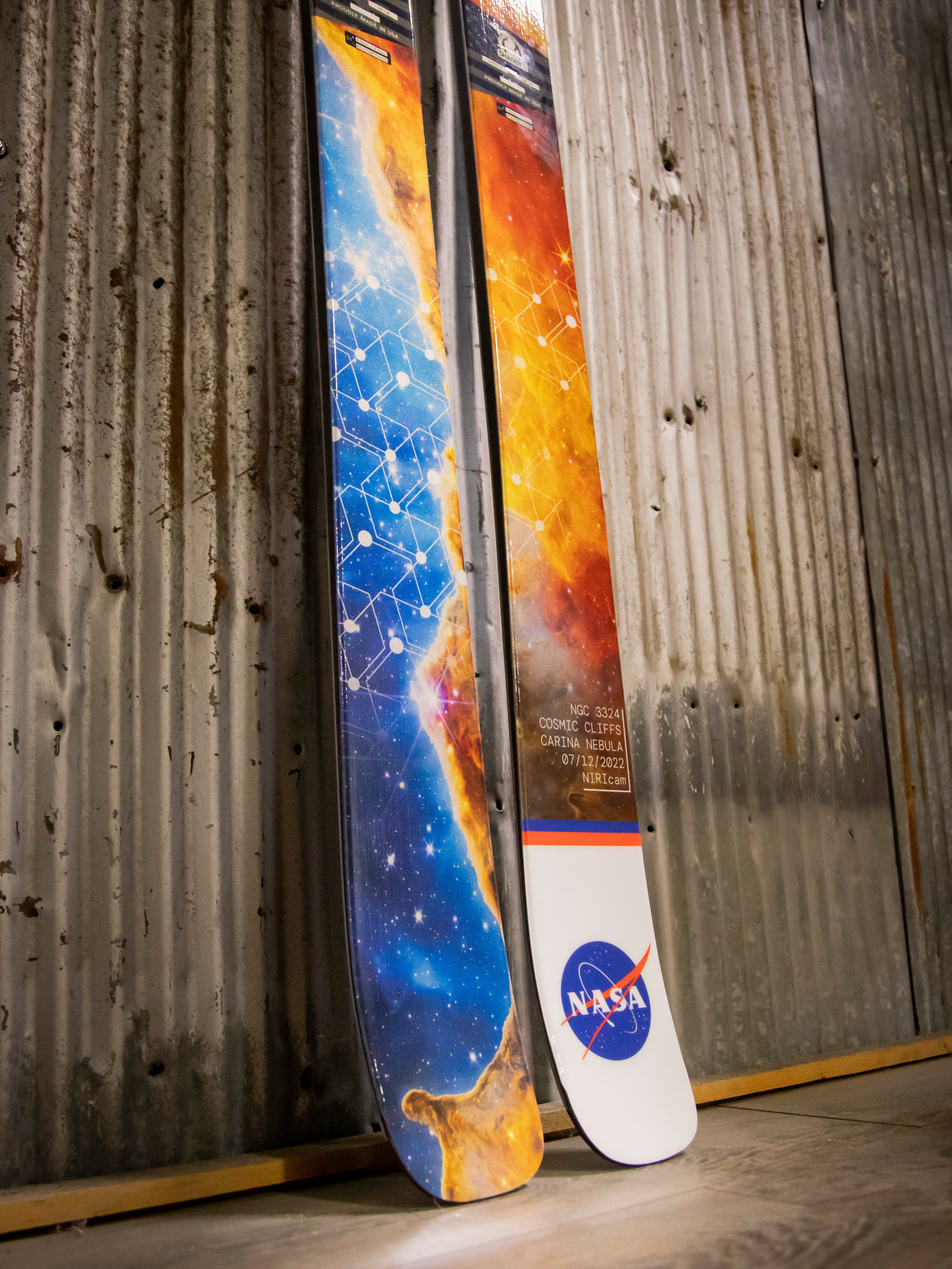 Limited Edition NASA-Inspired Skis - Cosmic Cliffs