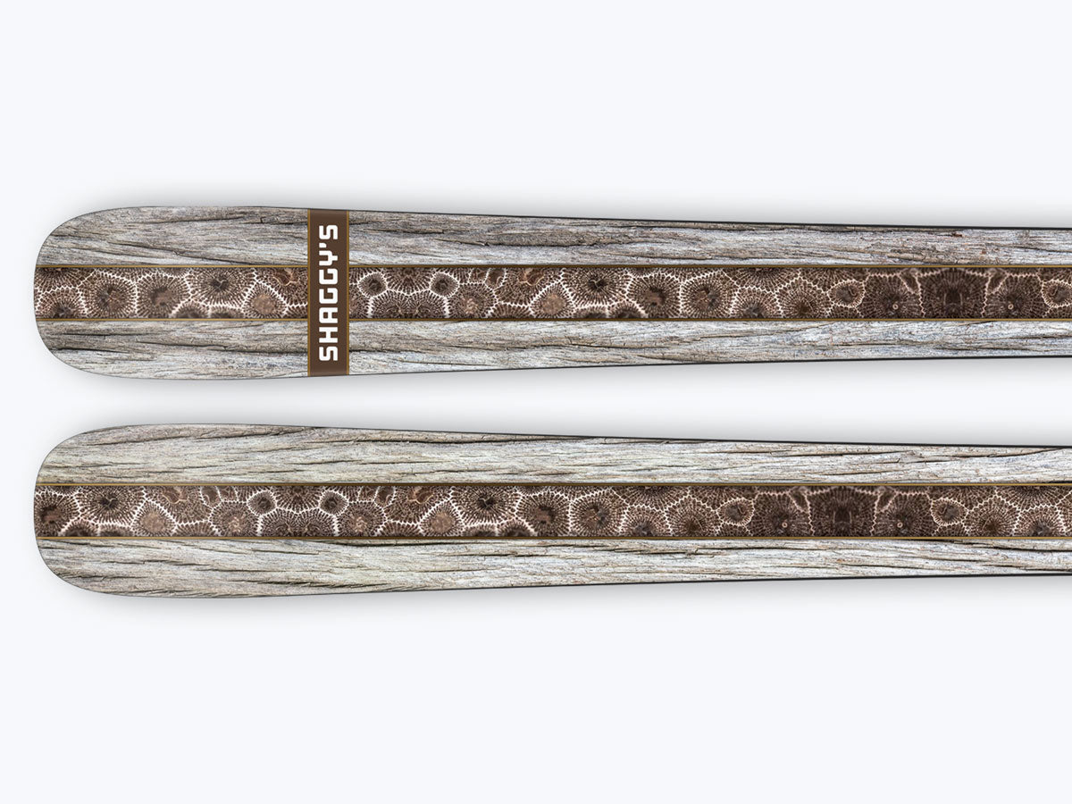 Petoskey Stone Skis - Shaggy's Skis - Custom Skis