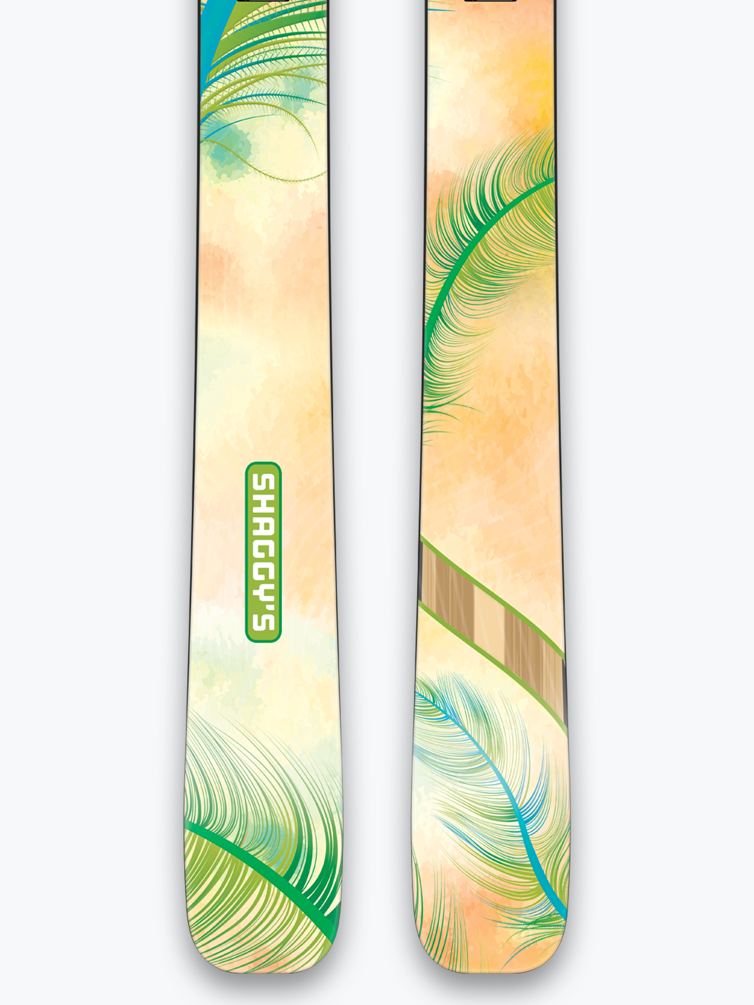 Medora 95 - Green Feathers