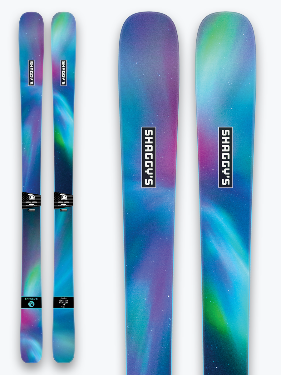 Limited Edition Northern Lights V4 Skis – Shaggy's Copper Country Skis