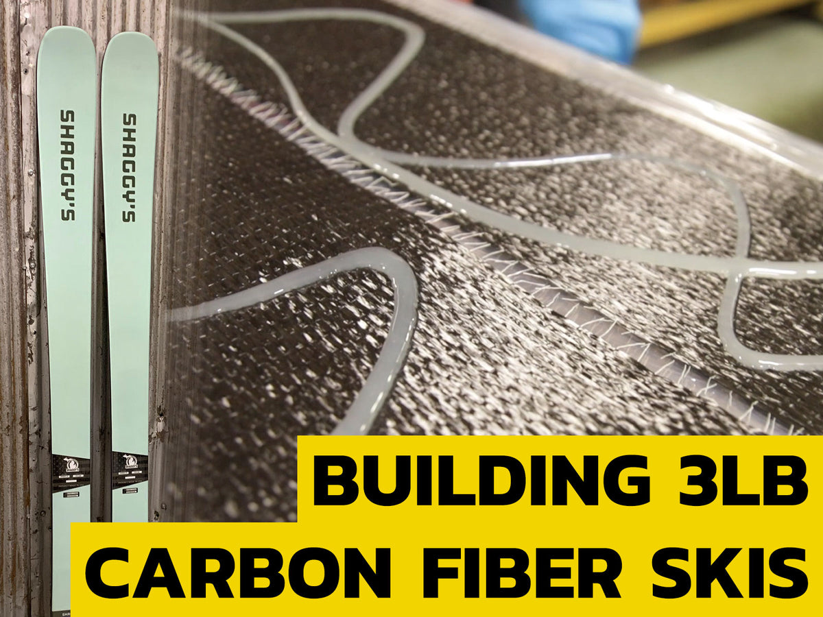 Video Building 3lb Carbon Fiber Skis (6lb/pair) Shaggy's Copper