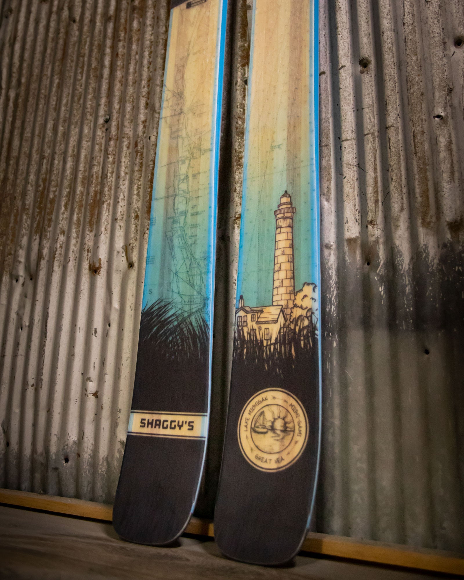 Limited Edition Lake Michigan V3 Skis