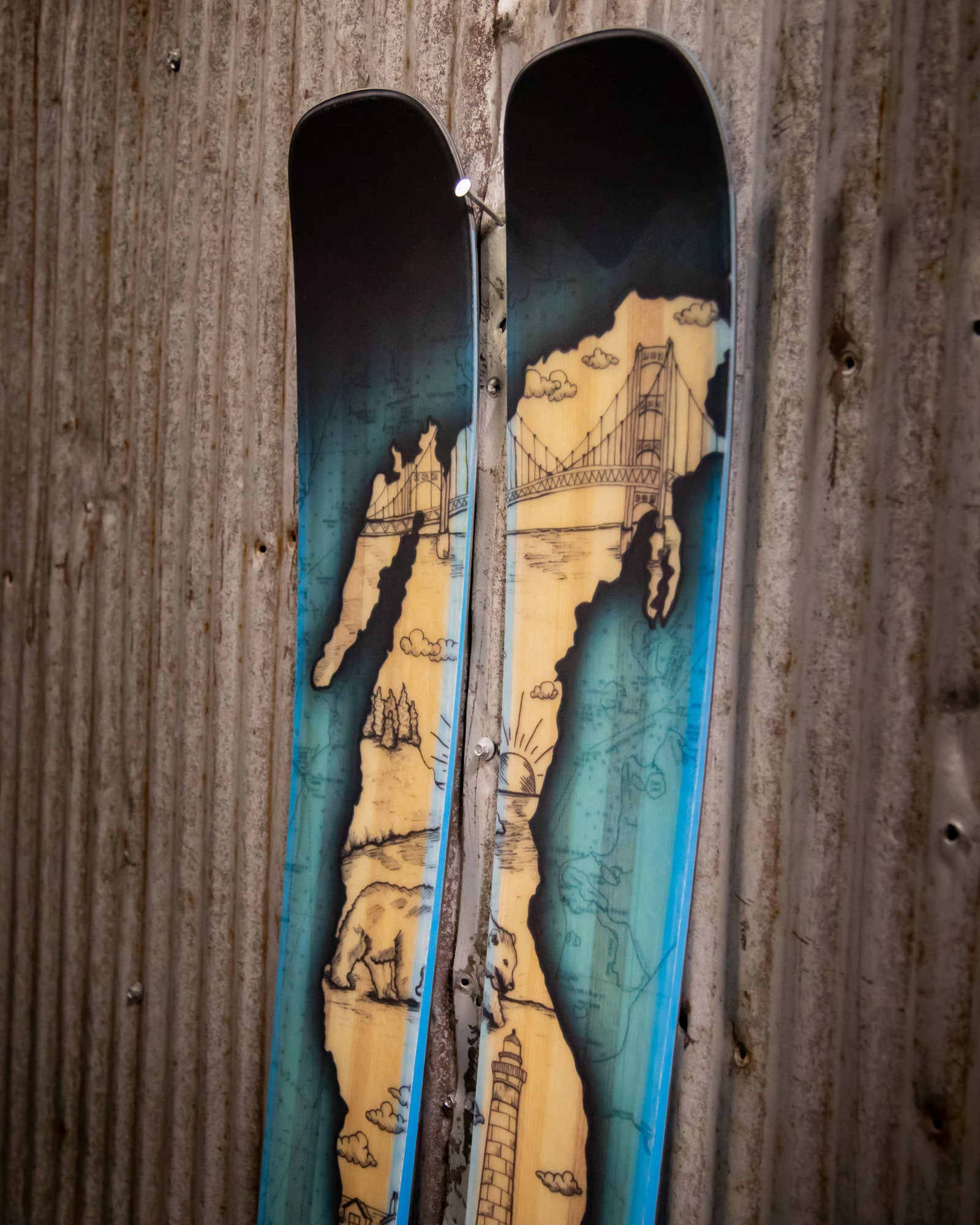 Limited Edition Lake Michigan V3 Skis