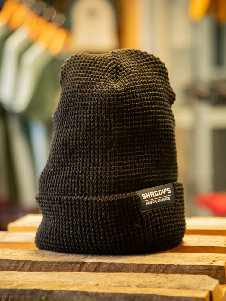 Shaggy's Waffle Knit Cuffed Beanie