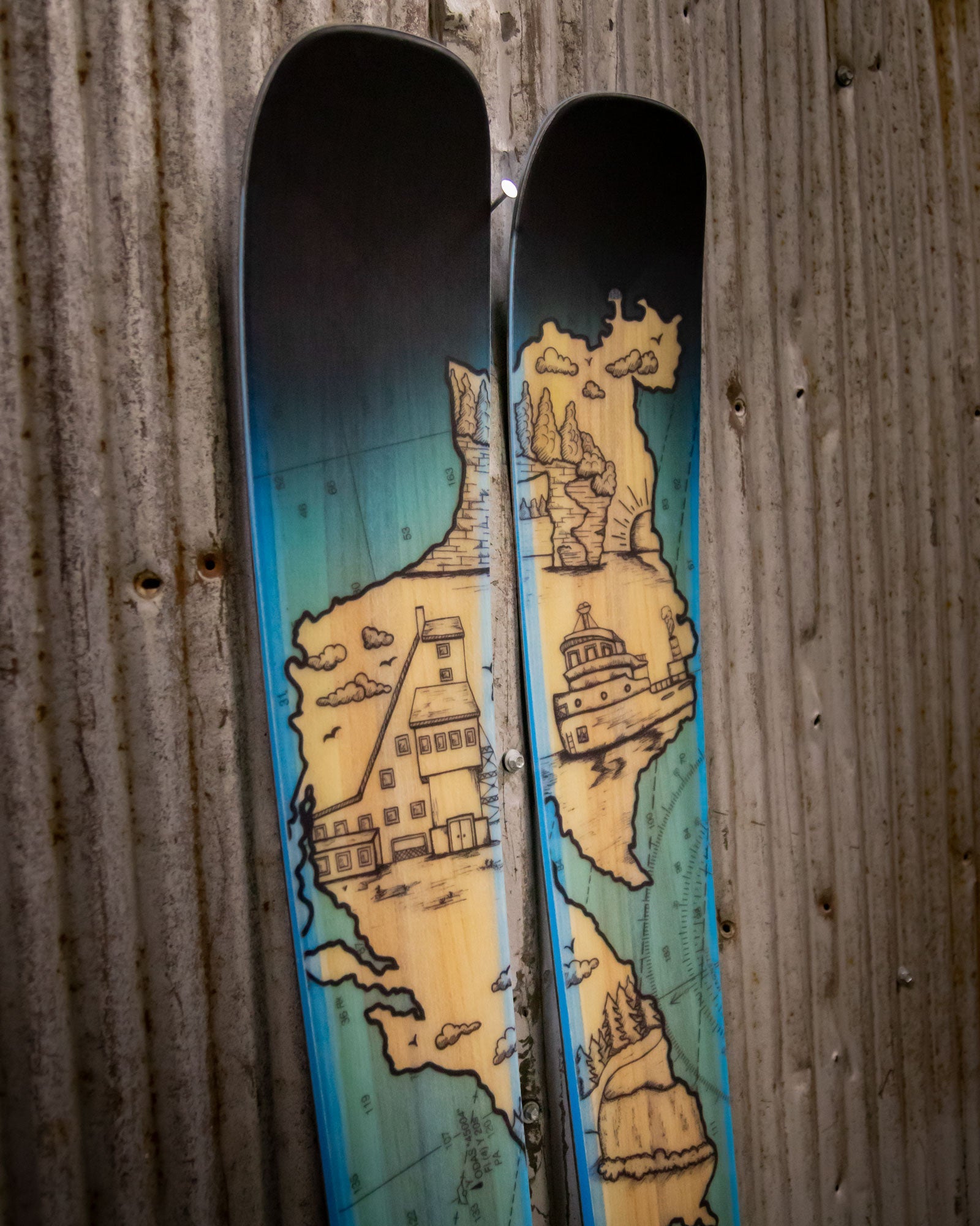 Limited Edition Lake Superior V3 Skis
