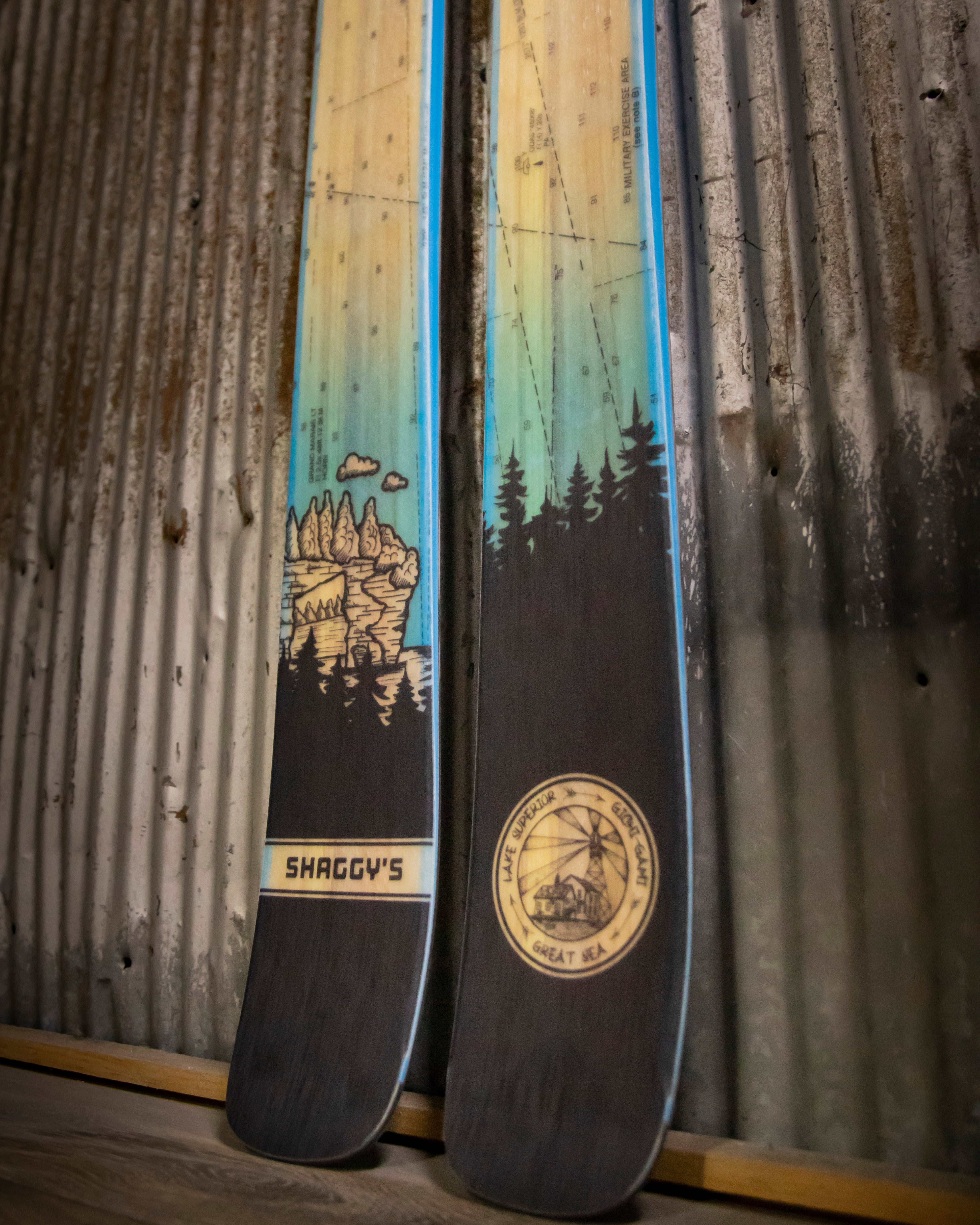 Limited Edition Lake Superior V3 Skis