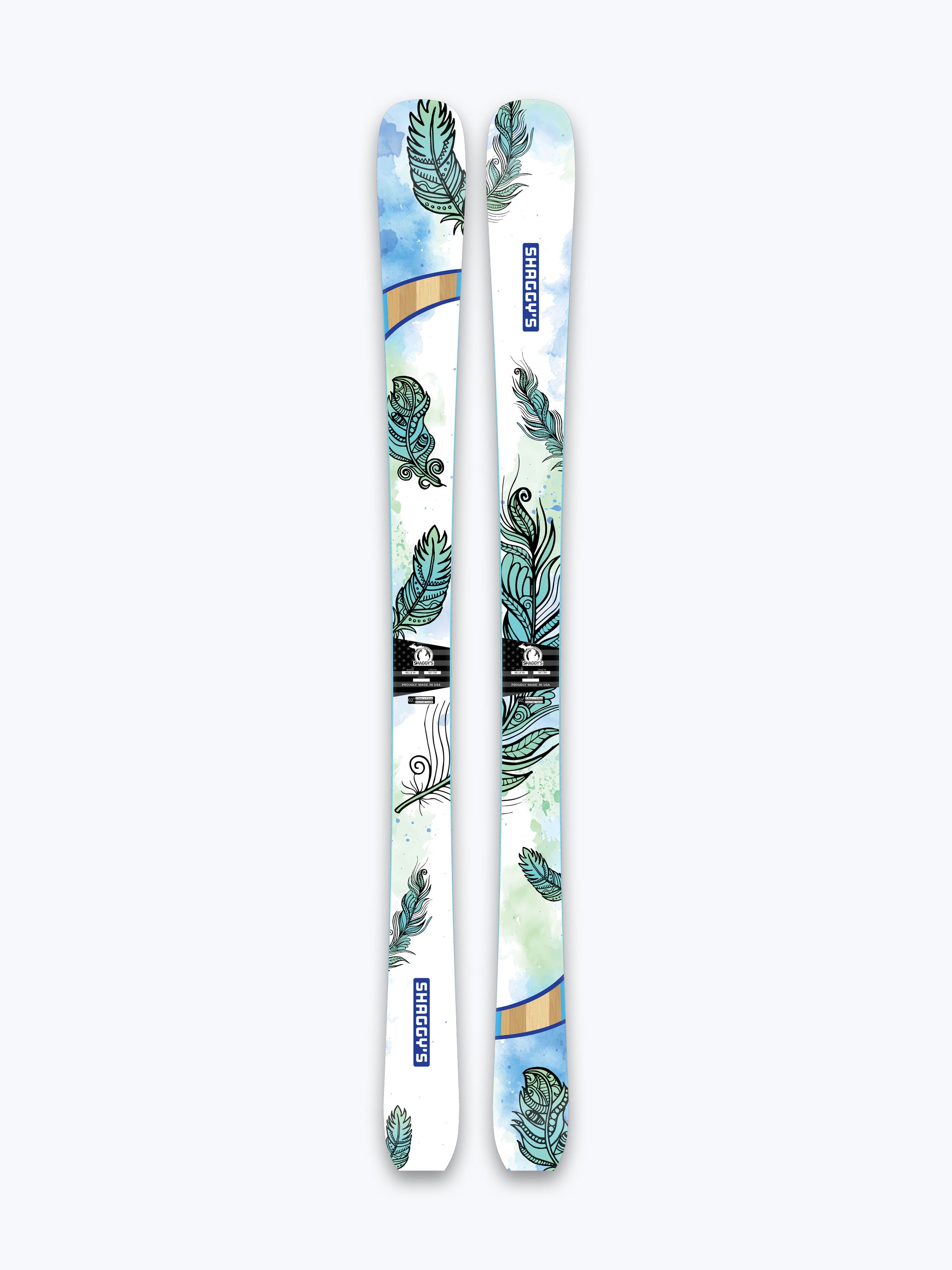 Belle 90 - Blue Feathers