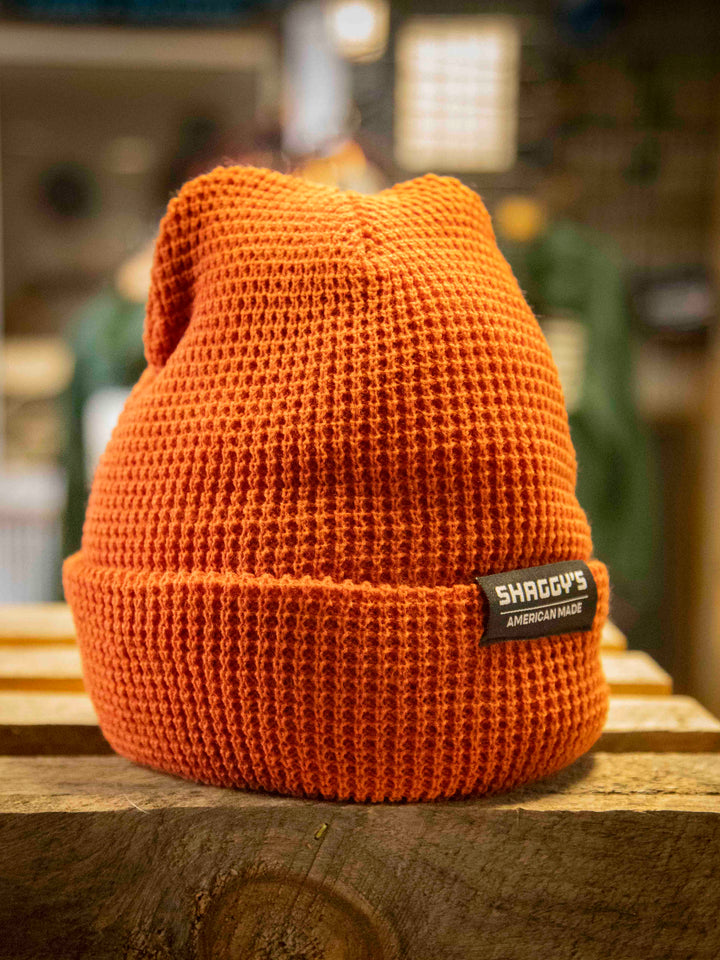 Shaggy's Waffle Knit Cuffed Beanie