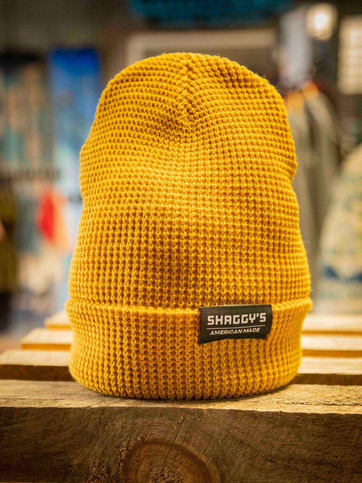 Shaggy's Waffle Knit Cuffed Beanie