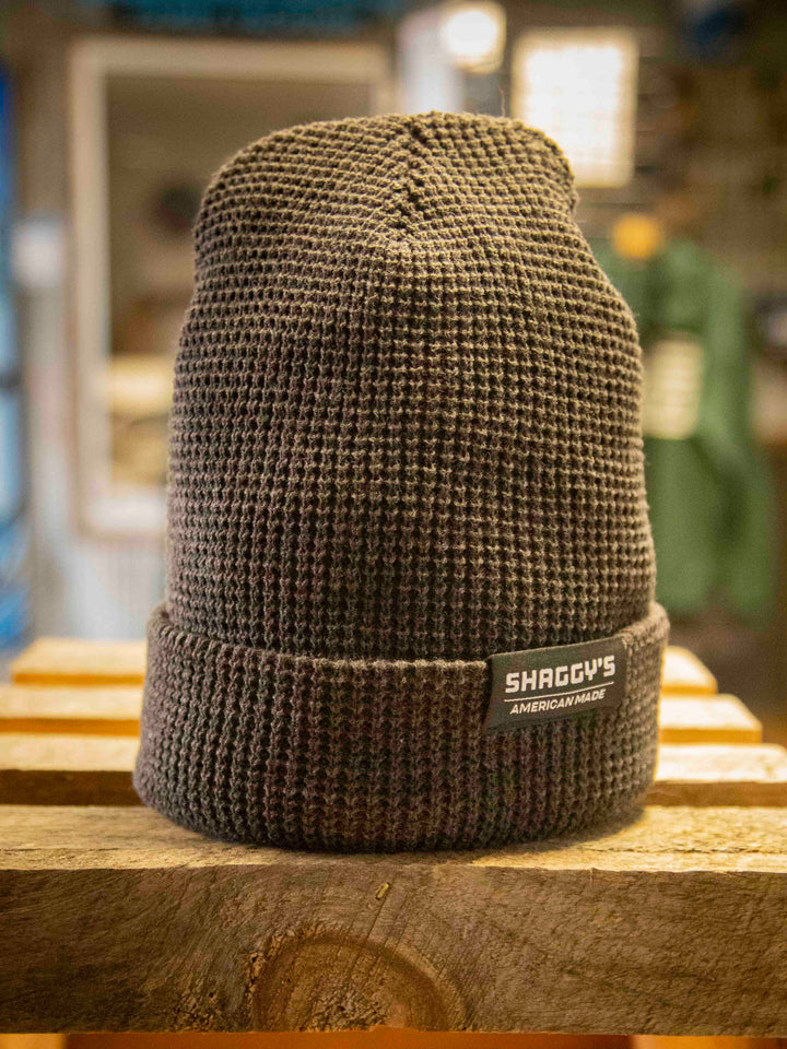 Shaggy's Waffle Knit Cuffed Beanie