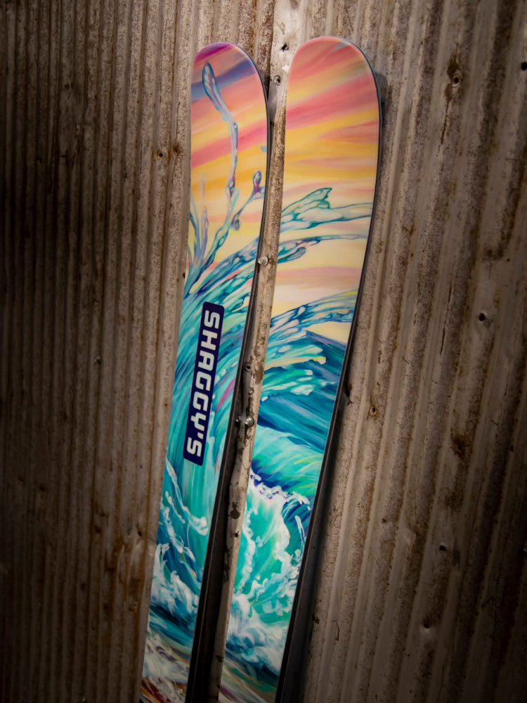 Mary Bea Summer Splash X Shaggy's Collab Skis