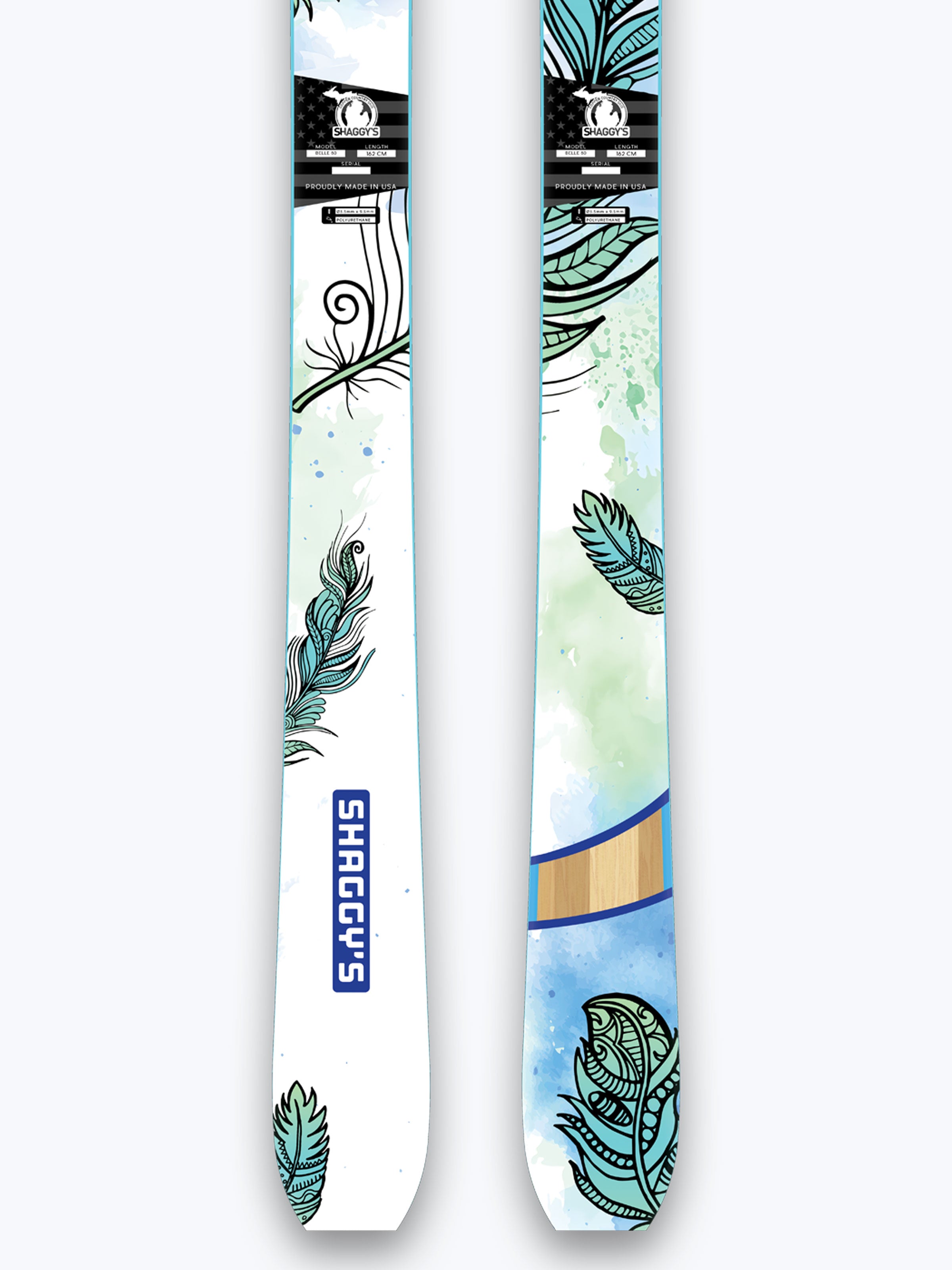 Belle 80 - Blue Feathers