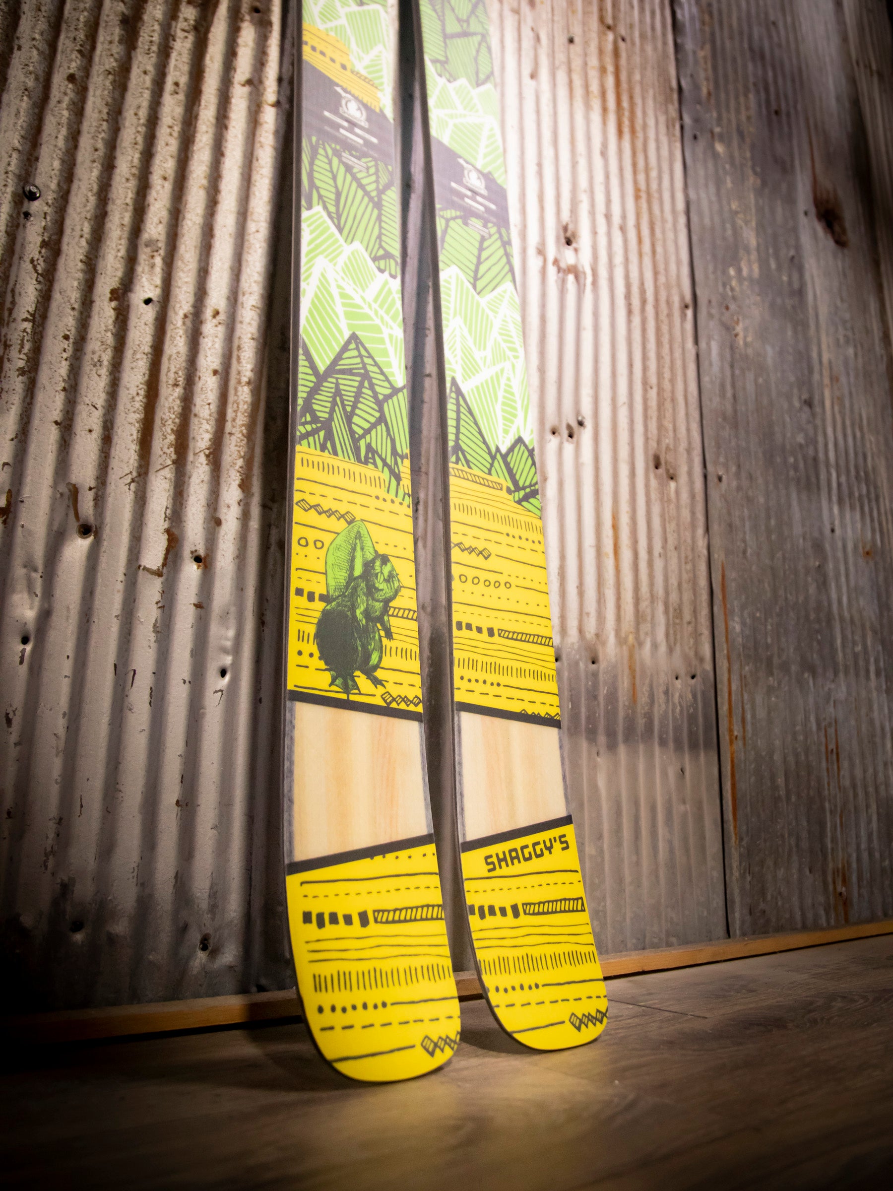 Ahmeek 105 - 168 cm (Pre-Built) Yellow/Green Mountains