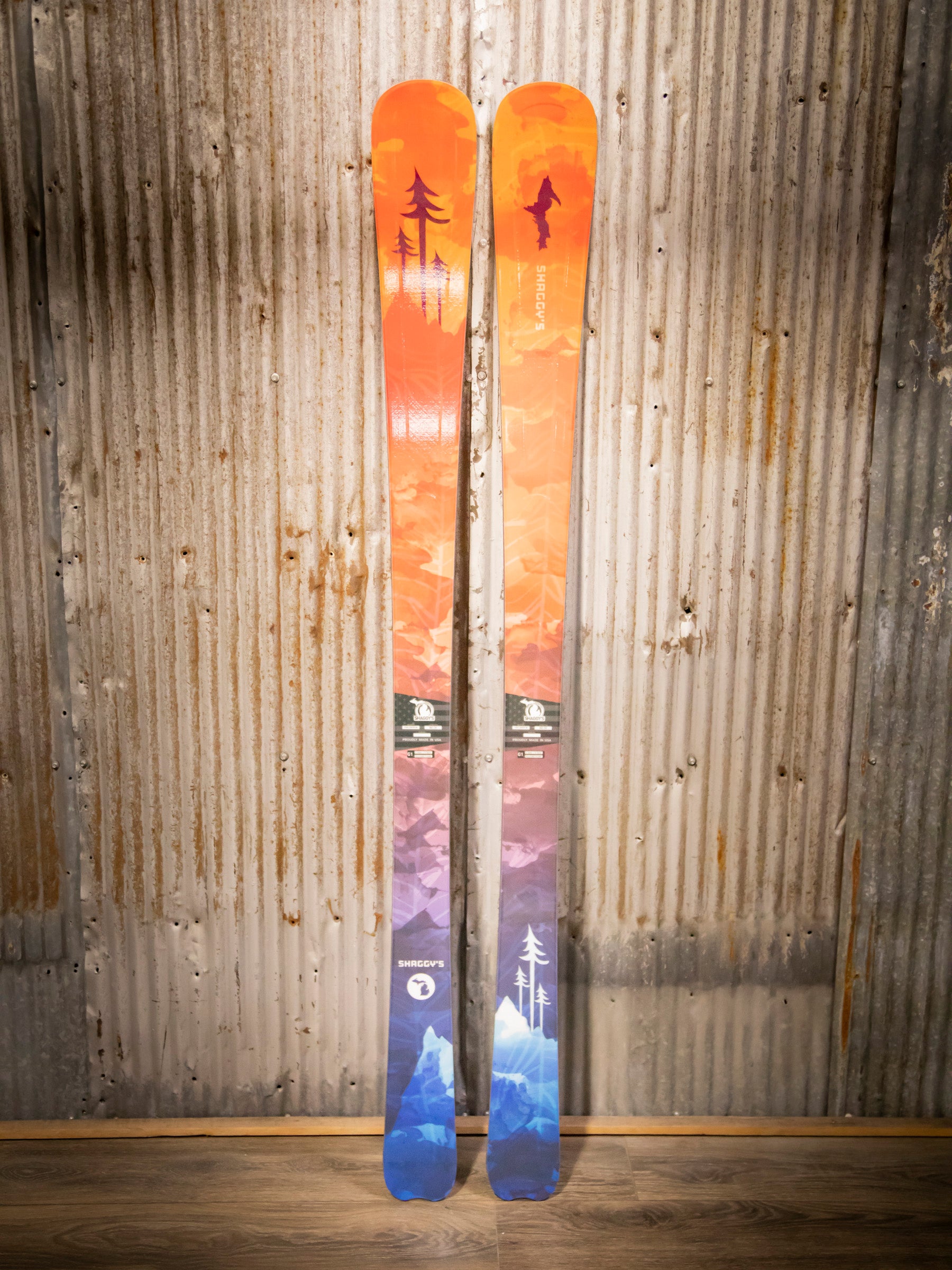Fun Carver 88 - 168 cm (Pre-Built) Orange/Blue Middle Earth