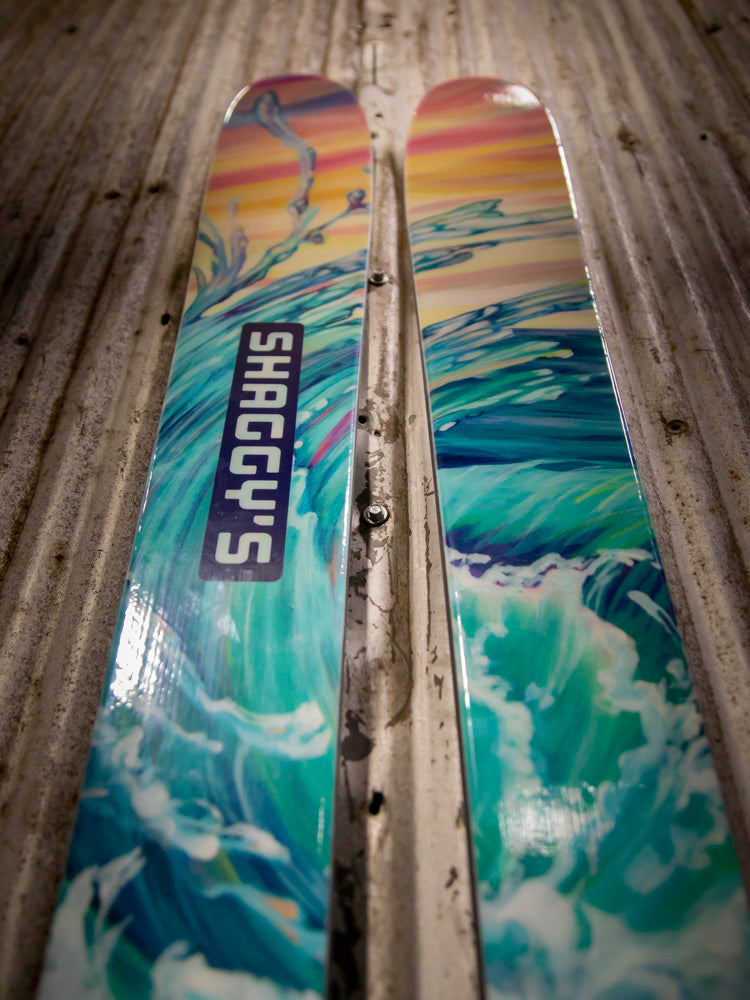 Mary Bea Summer Splash X Shaggy's Collab Skis