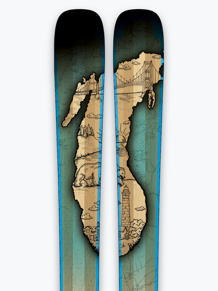 Limited Edition Lake Michigan Skis V3