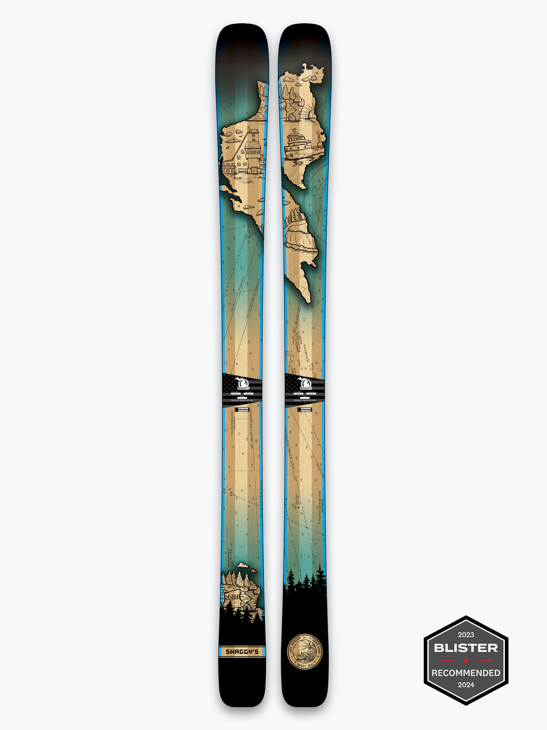 In Stock - LIMITED EDITION LAKE SUPERIOR SKIS V3