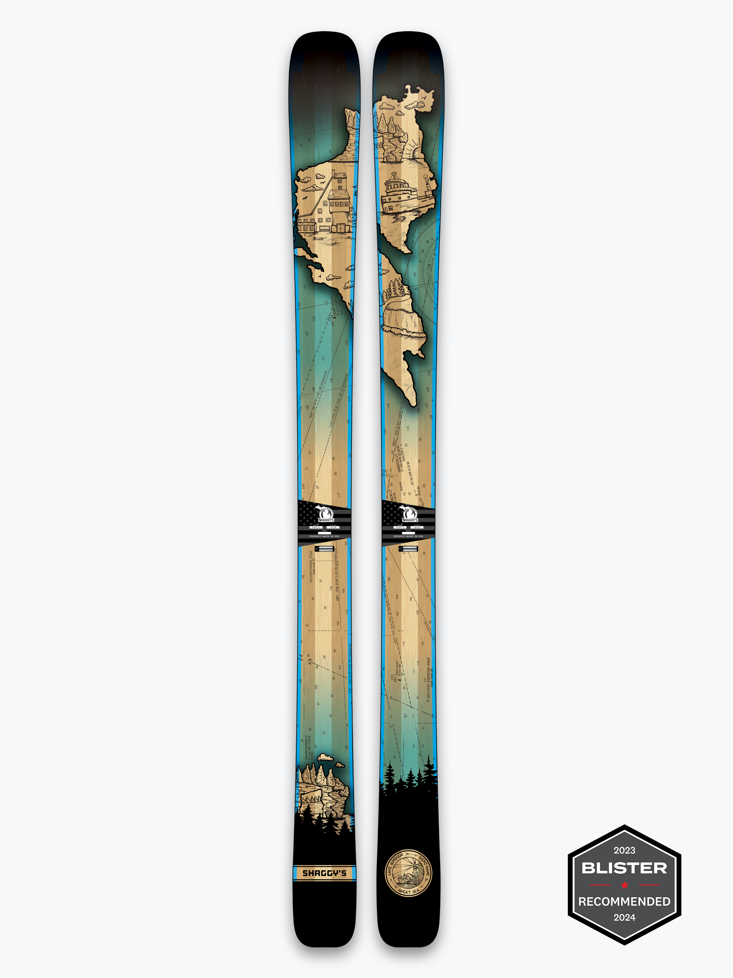 Limited Edition Lake Superior V3 Skis