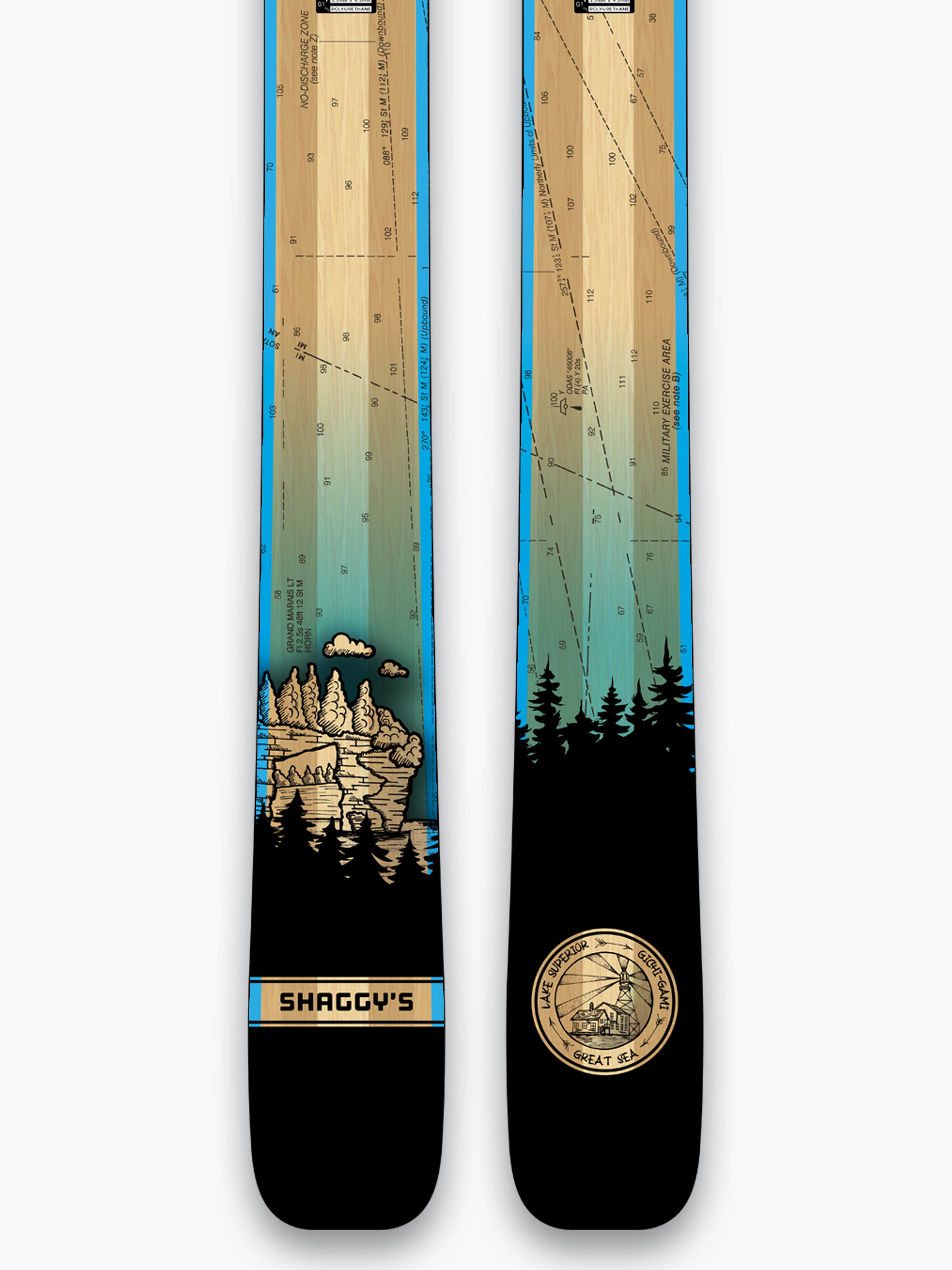 Limited Edition Lake Superior V3 Skis