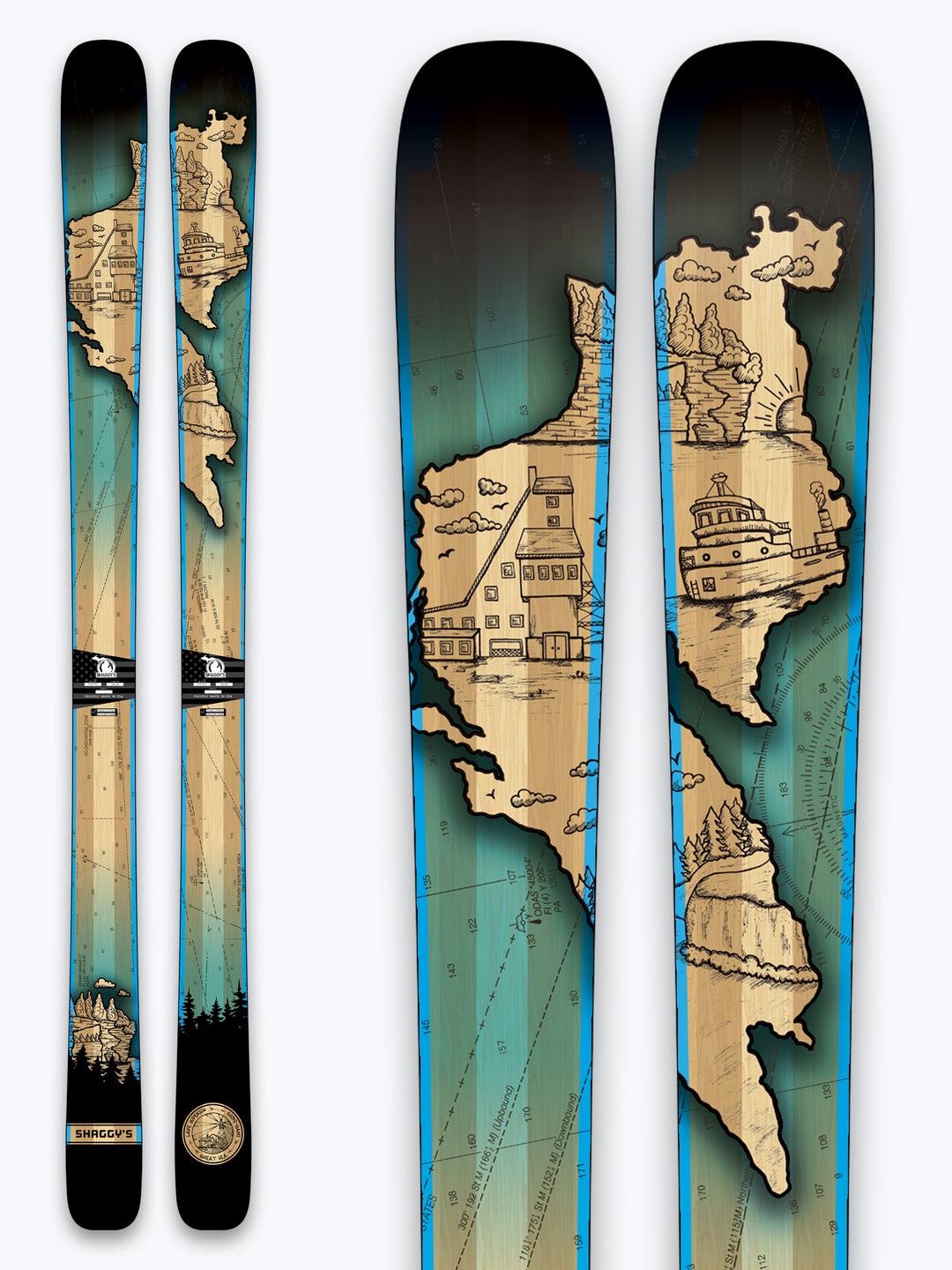 Limited Edition Lake Superior Skis V3