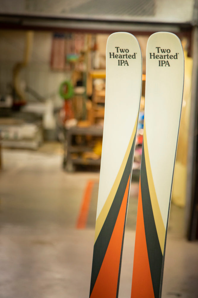 Custom Bell's Two Hearted Ipa Skis - Custom Beer Ski Graphics - Custom Ski Graphics - My business on skis