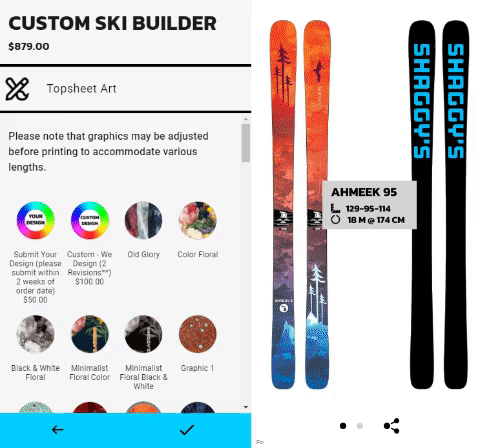 Custom Ski Options
