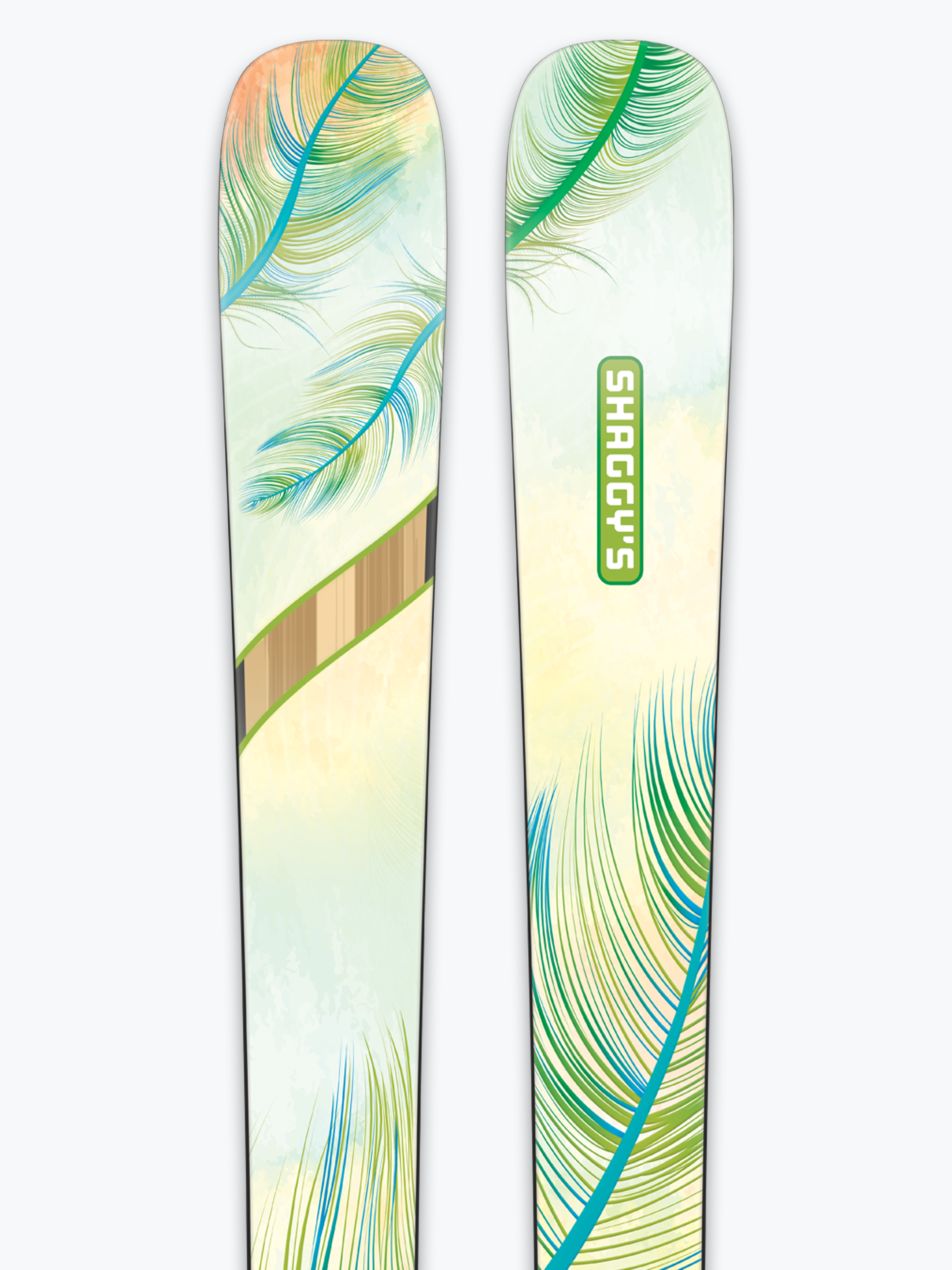 Medora 95 - Green Feathers