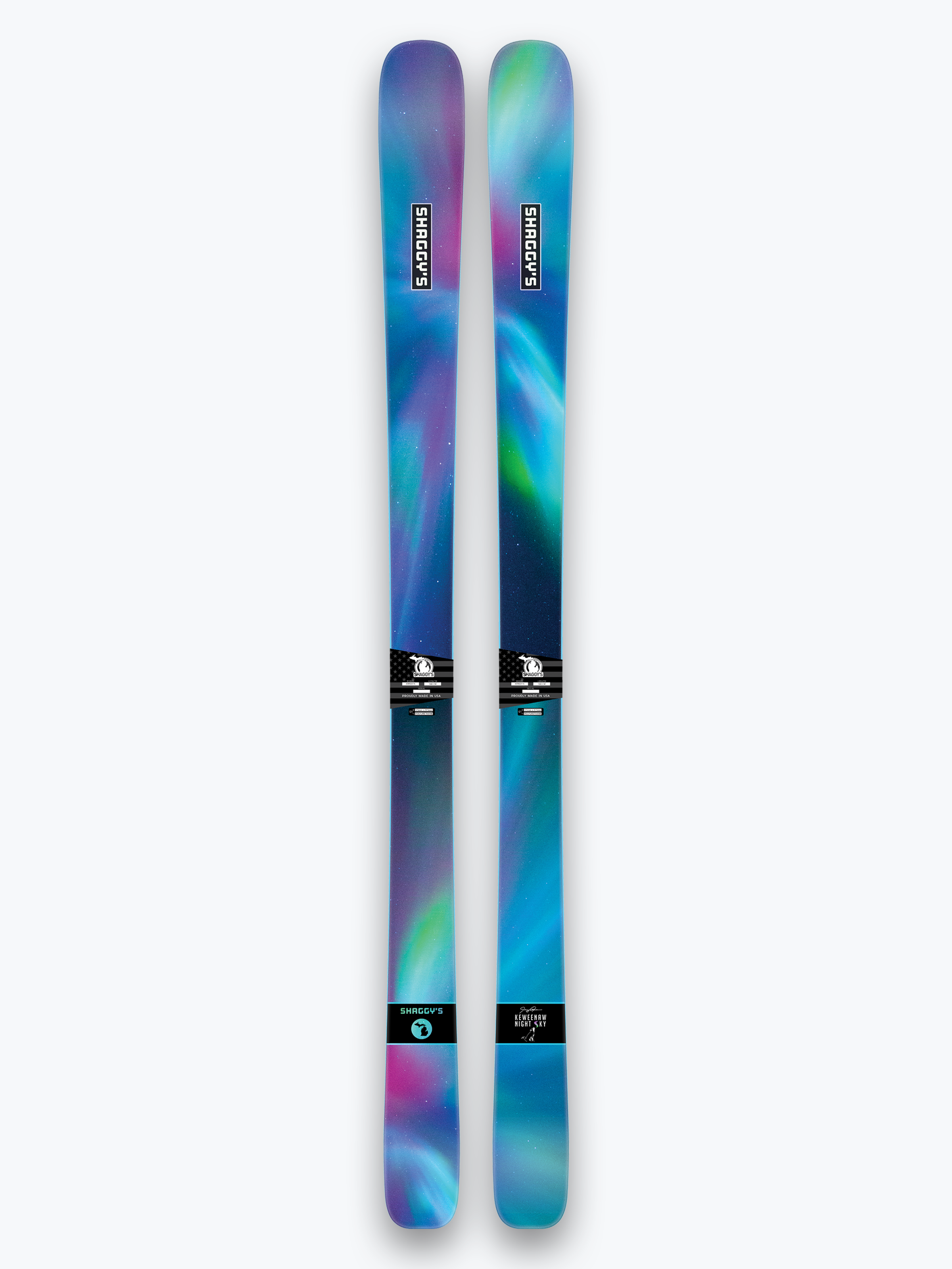 Limited Edition Northern Lights V4 Skis