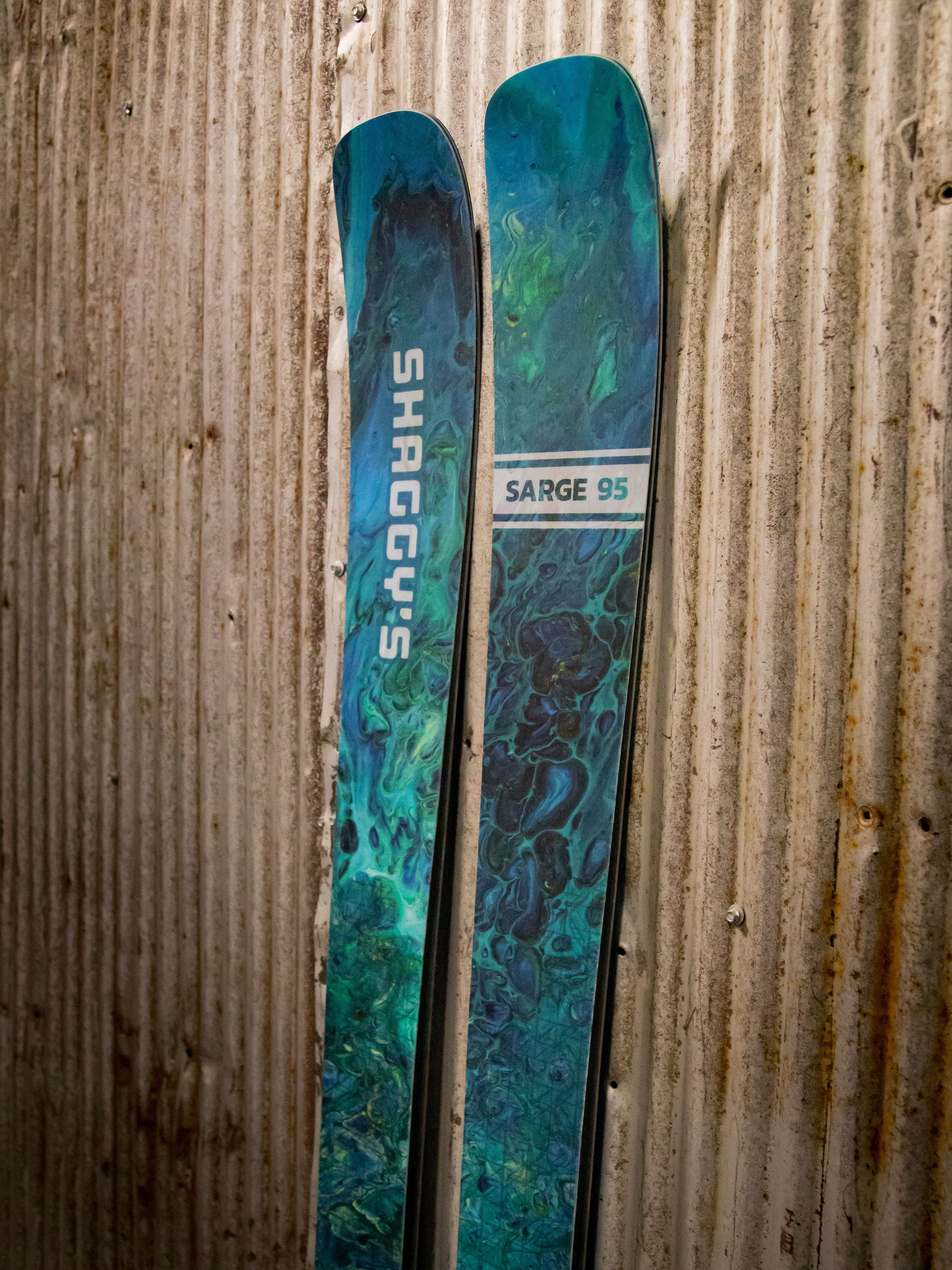 Sarge 95 - Blue – Shaggy's Copper Country Skis