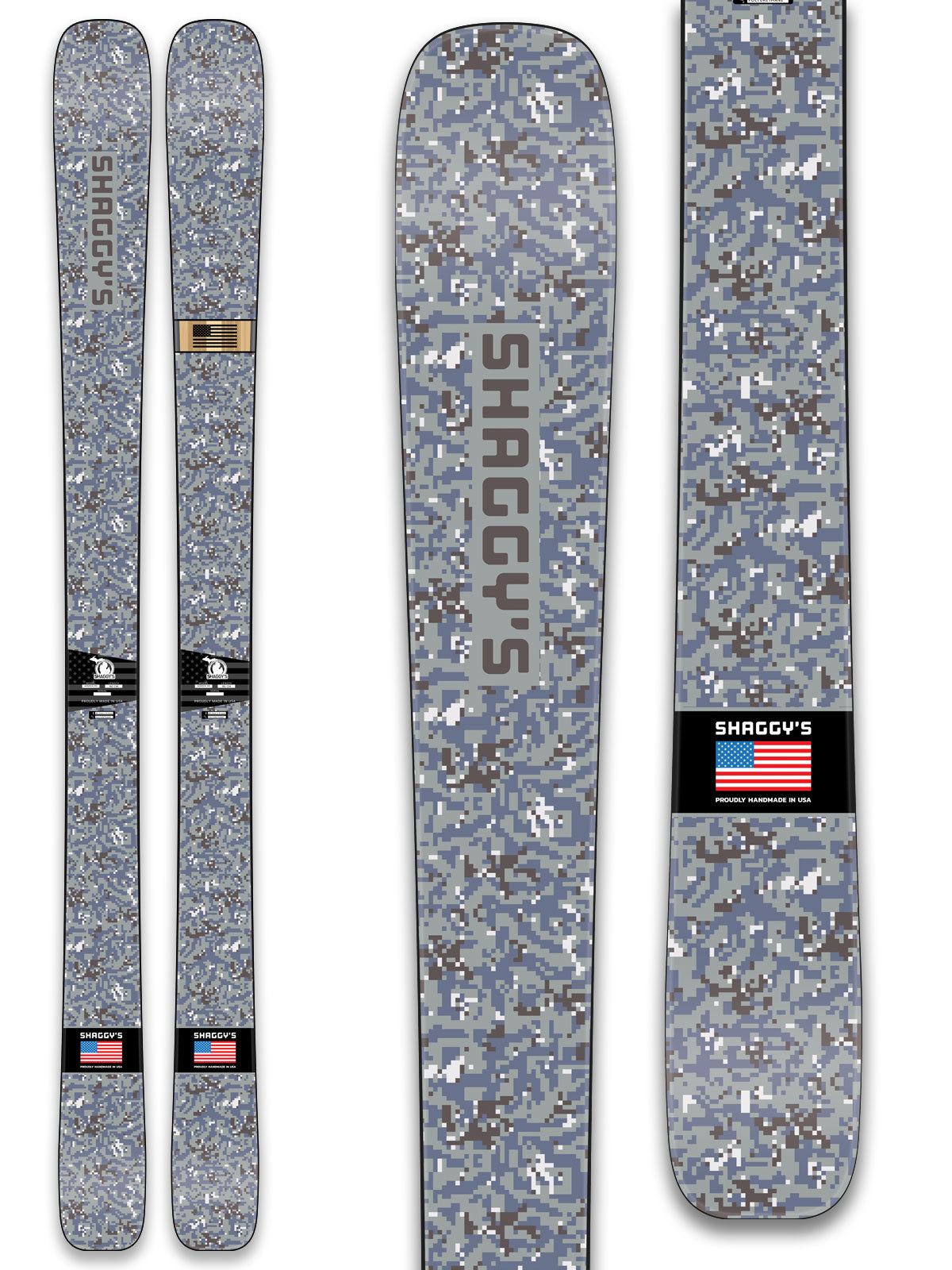 Limited Edition Digital Camo Skis