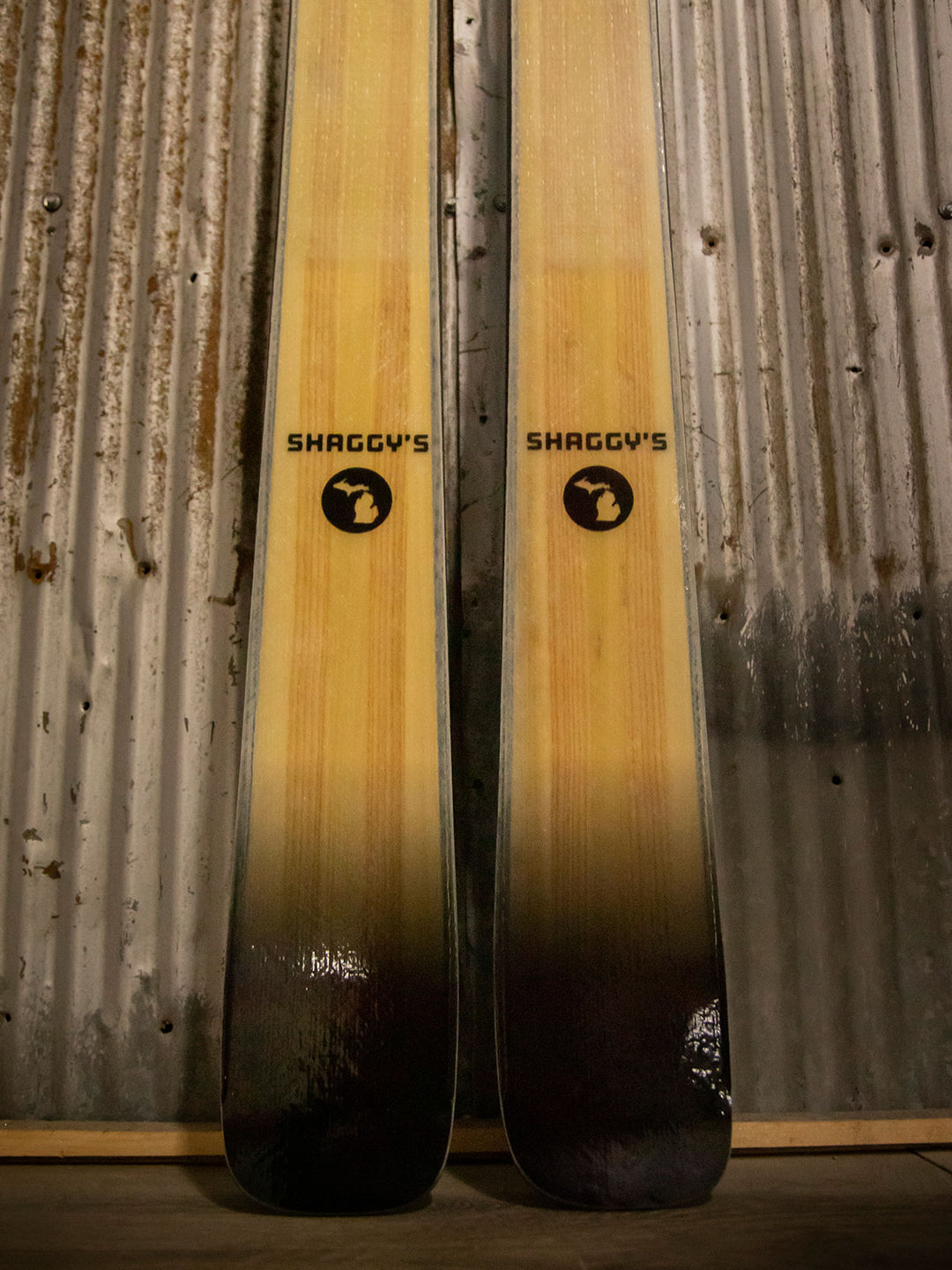 Limited Edition Clear "Woody" Skis