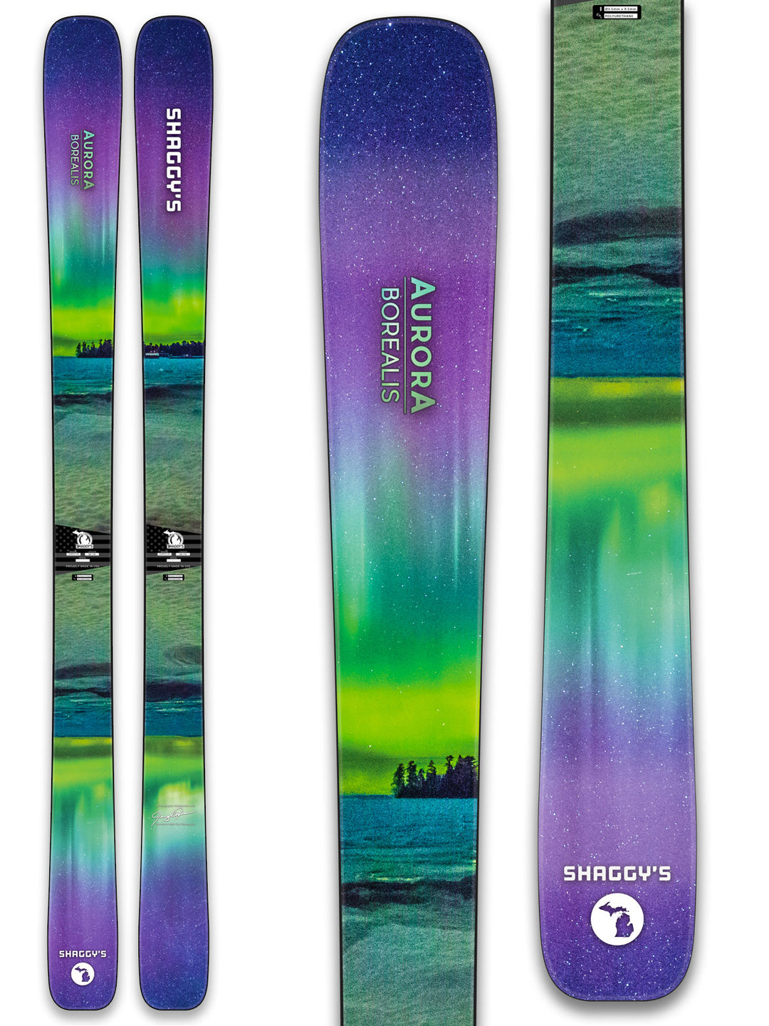 Limited Edition Northern Lights Skis