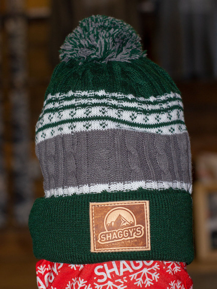 Mountain Patch Knit Beanie
