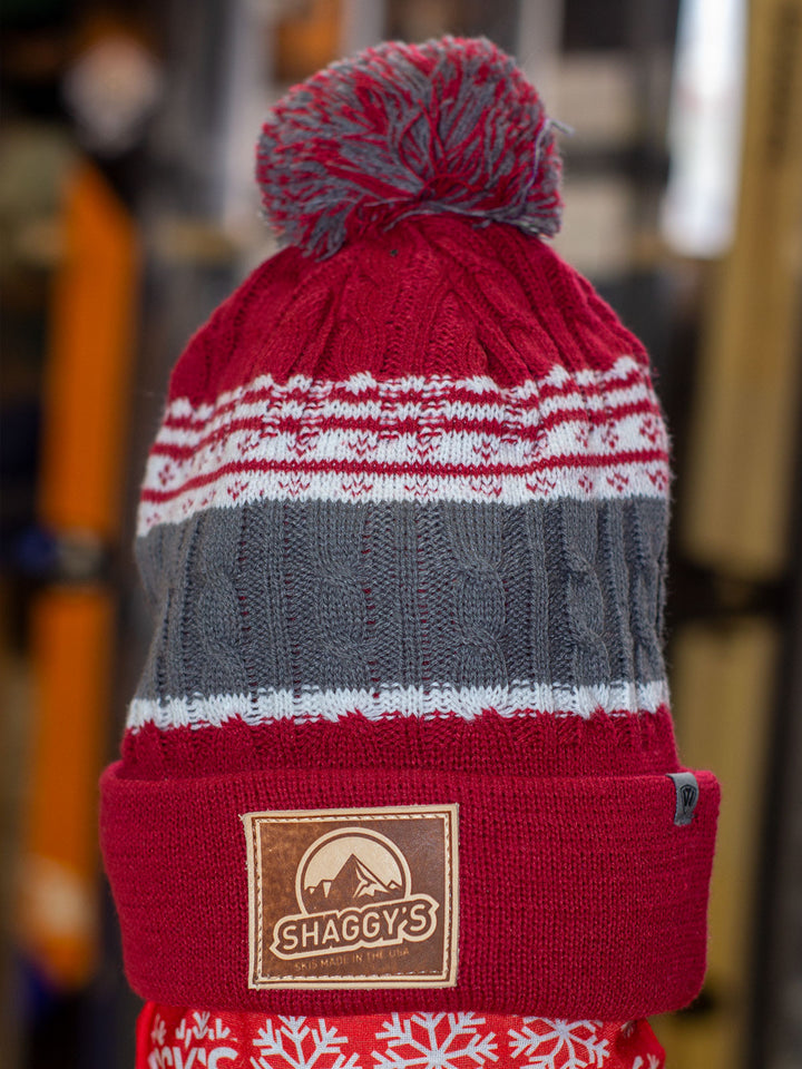 Mountain Patch Knit Beanie