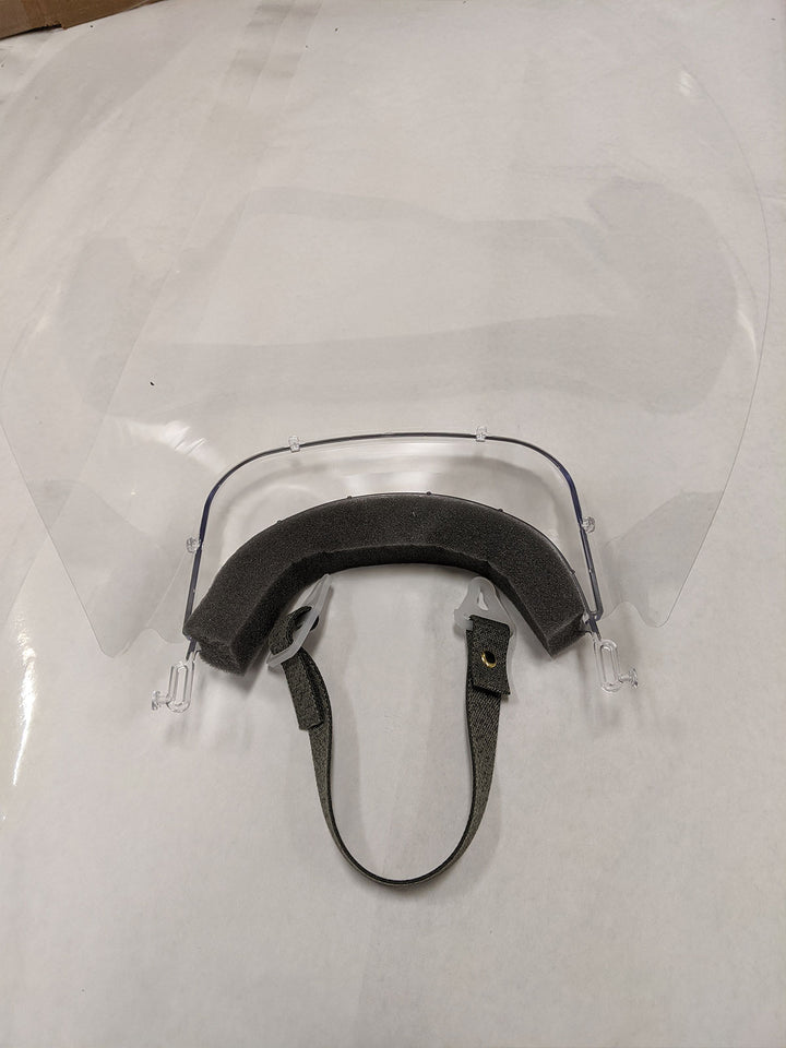 Reusable Face Shield with Replaceable Anti-Fog 6.5 mil Lens