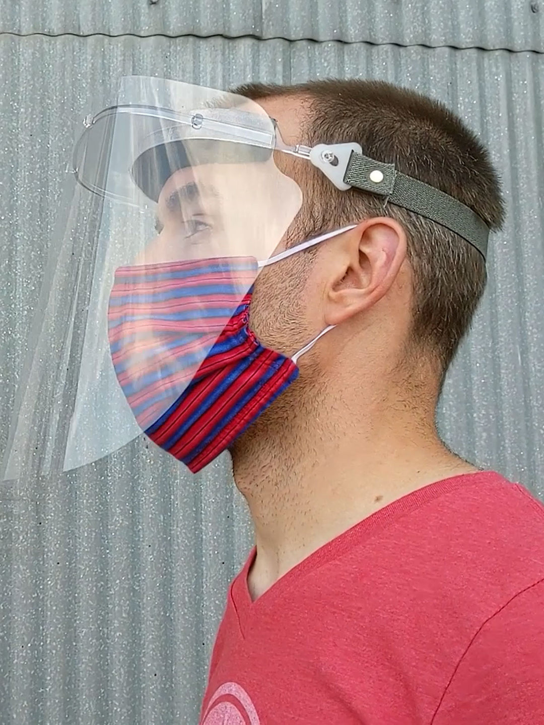 Reusable Face Shield with Replaceable Anti-Fog 6.5 mil Lens