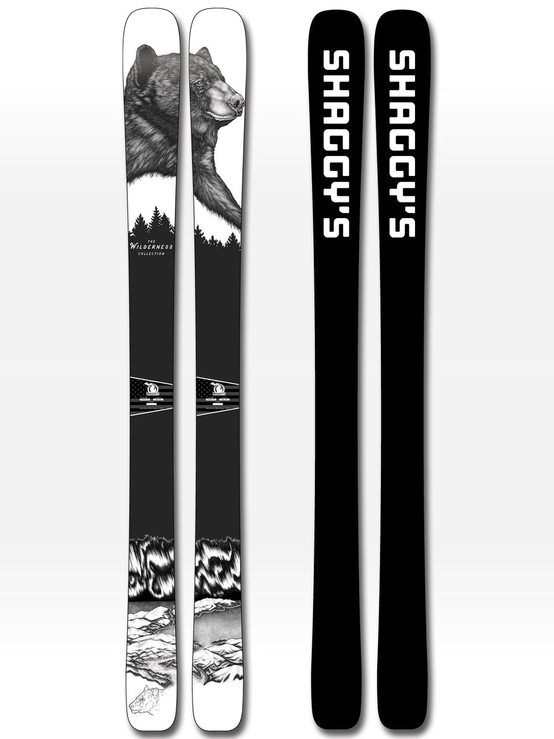 Limited Edition Wilderness Collection Skis