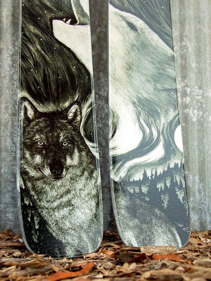 Limited Edition Wilderness Collection Skis - Wolf