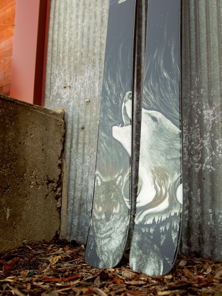 Limited Edition Wilderness Collection Skis - Wolf