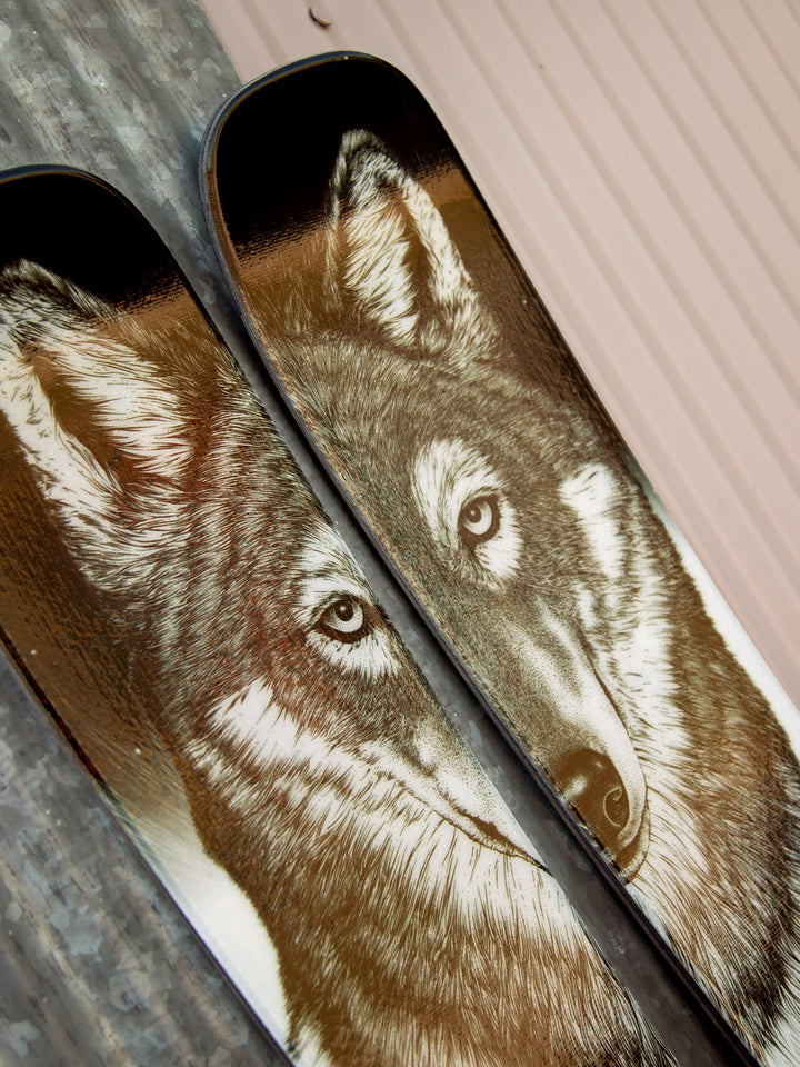 Limited Edition Wilderness Collection Skis - Wolf