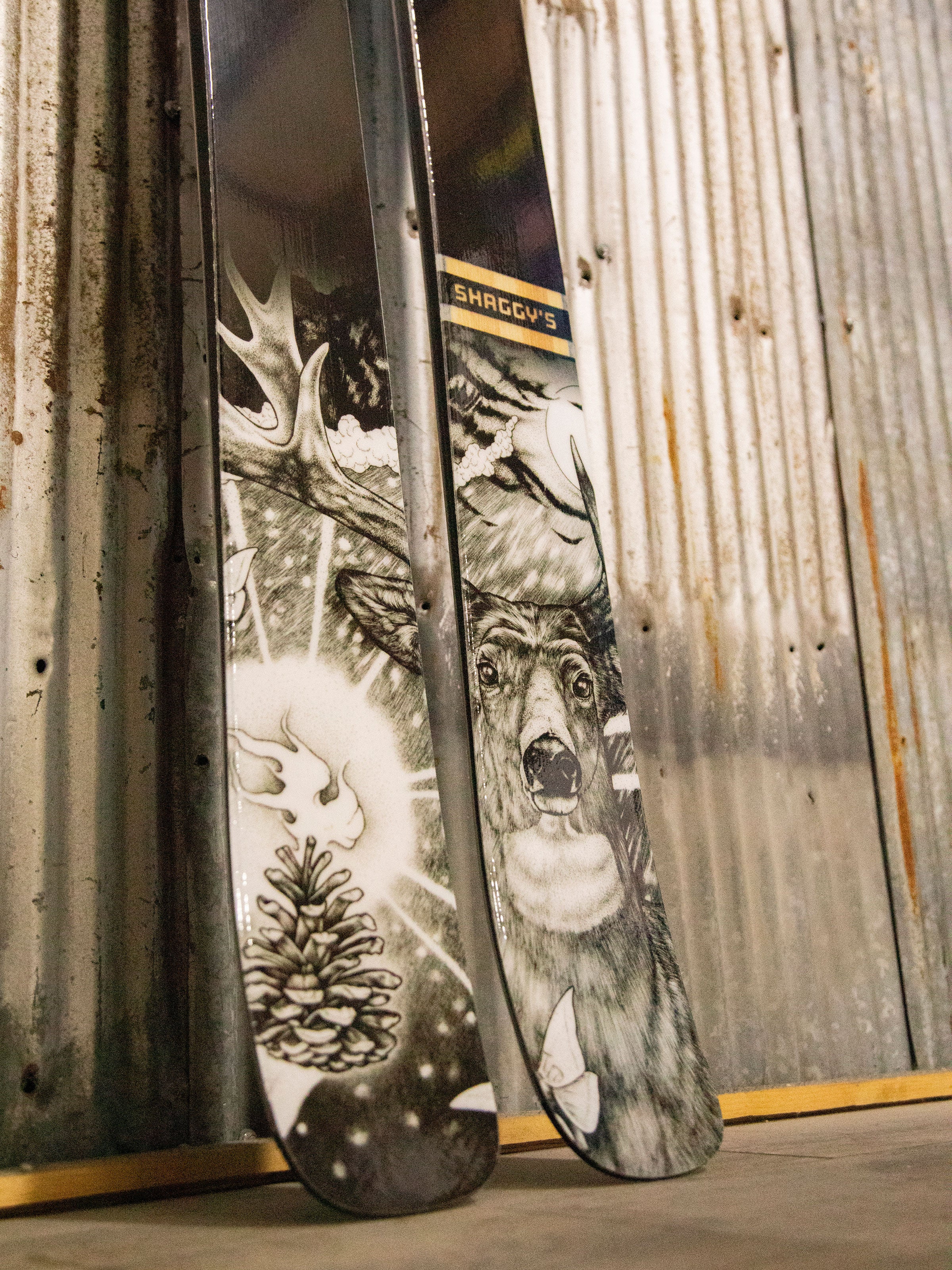 Limited Edition Wilderness Collection Skis - Whitetail Buck